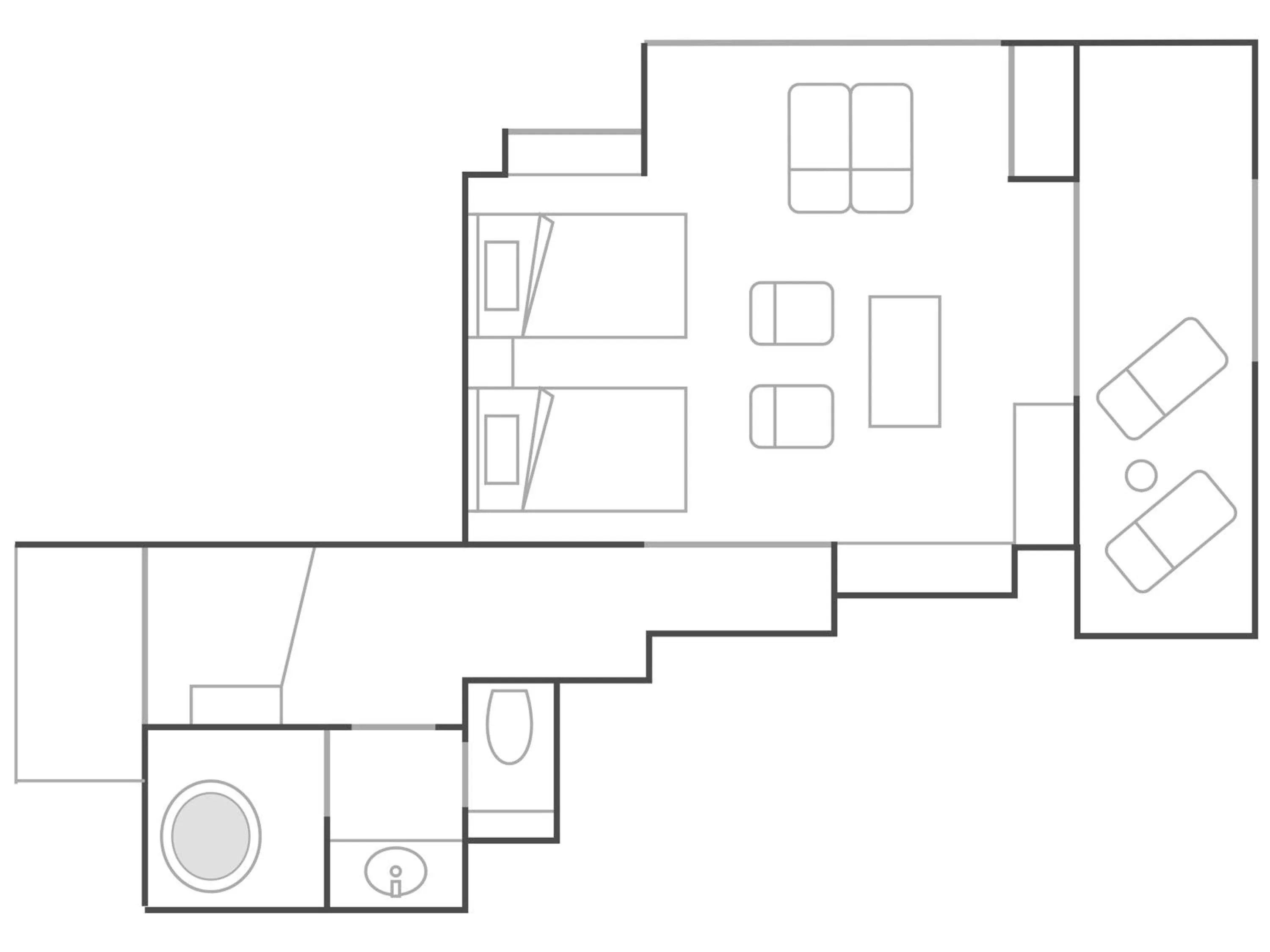 Photo of the whole room in Kyousen