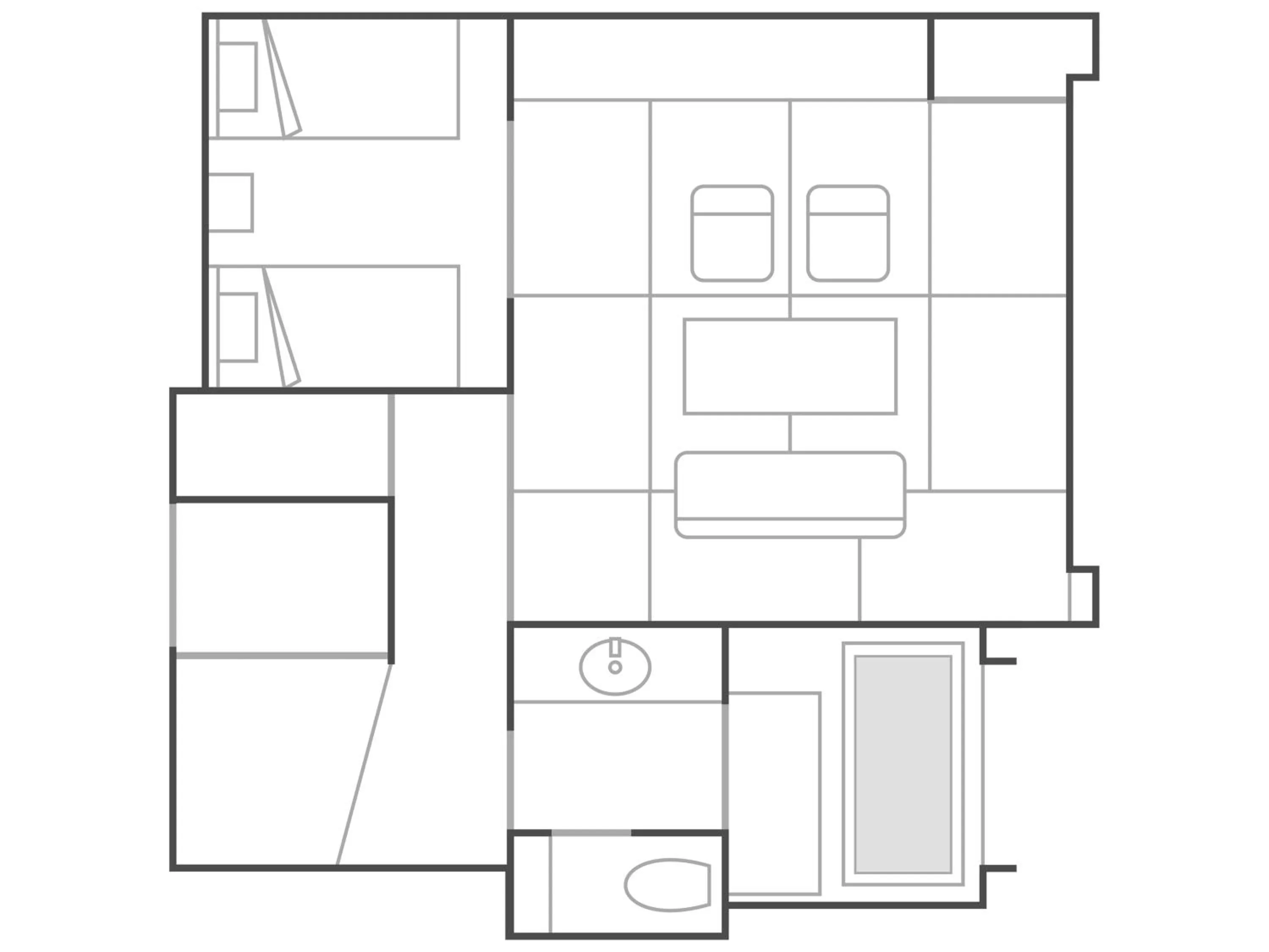 Photo of the whole room in Kyousen