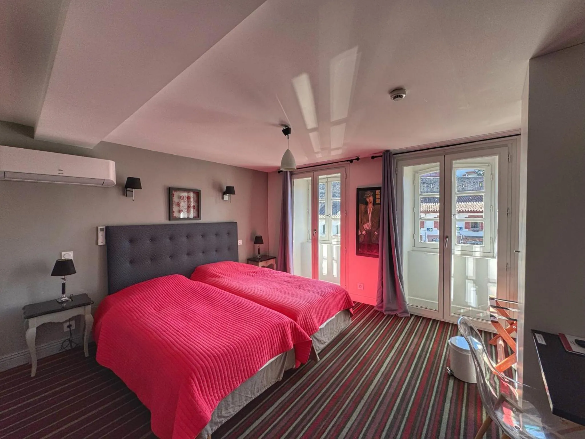 Bed in Hôtel Itzalpea