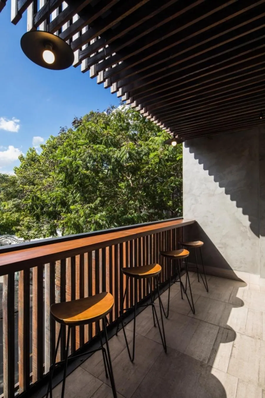 Balcony/Terrace in Triple E Hotel Fine Art Museum