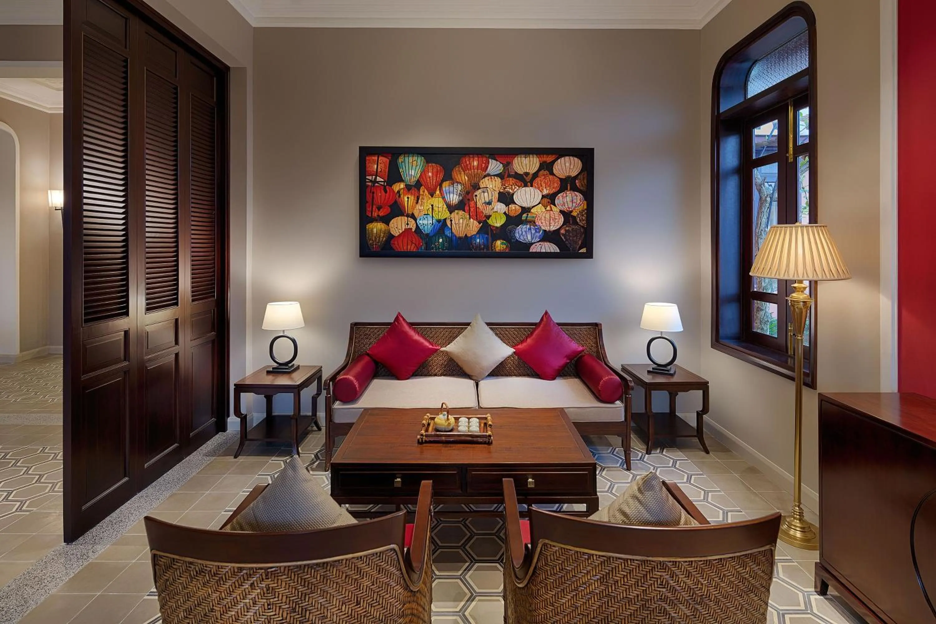 Lobby or reception in Allegro Hoi An . A Little Luxury Hotel & Spa