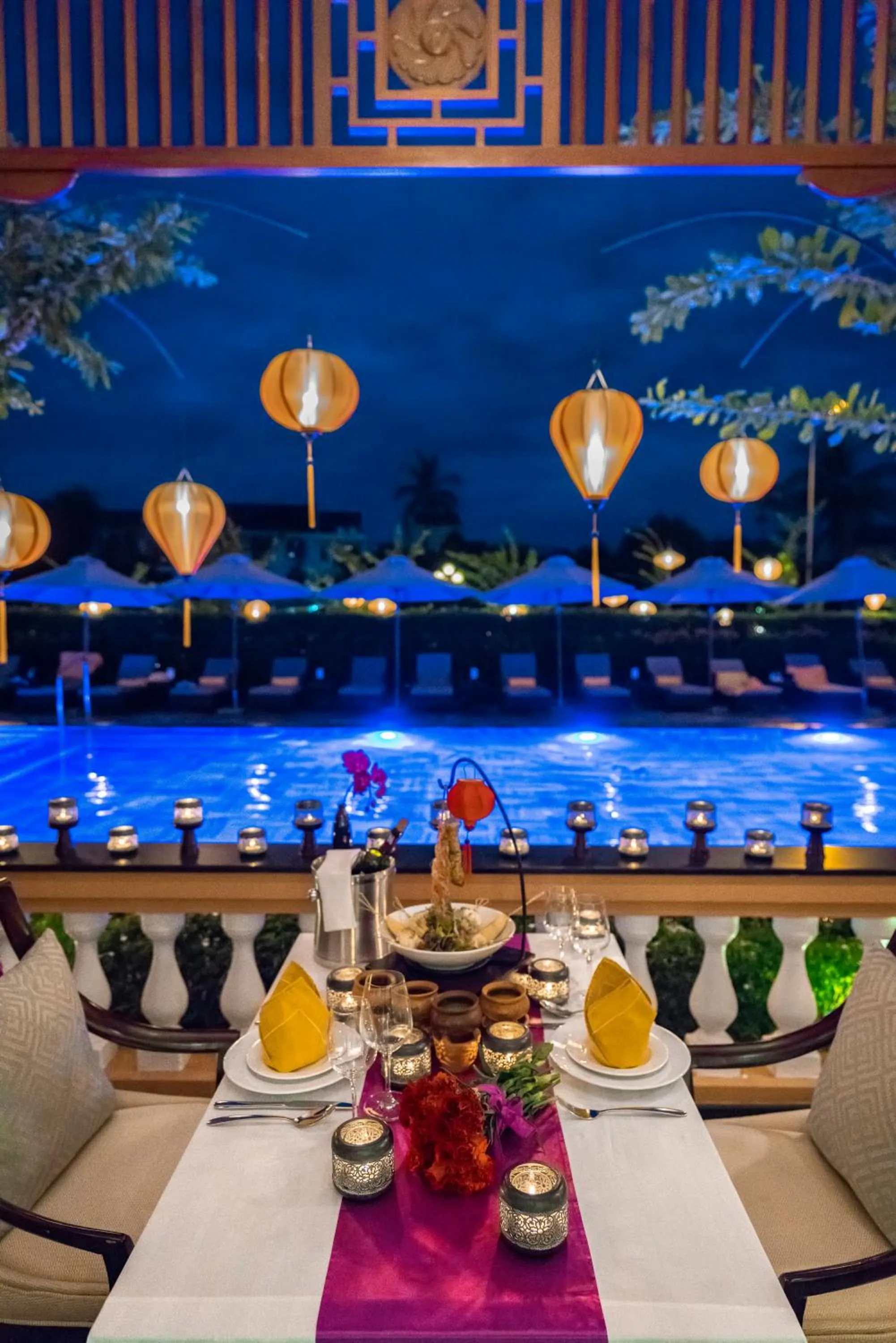 Dinner in Allegro Hoi An . A Little Luxury Hotel & Spa