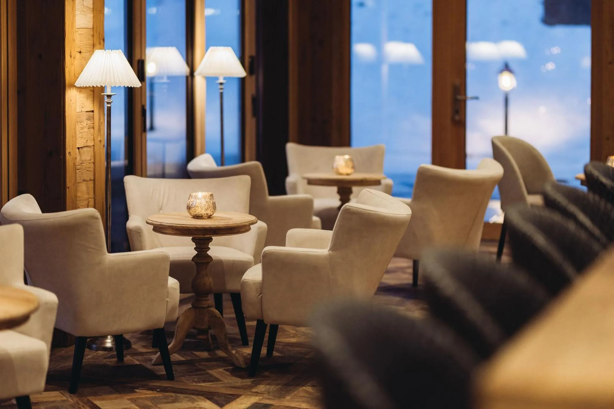Lounge or bar in Genusshotel Vermala Montafon