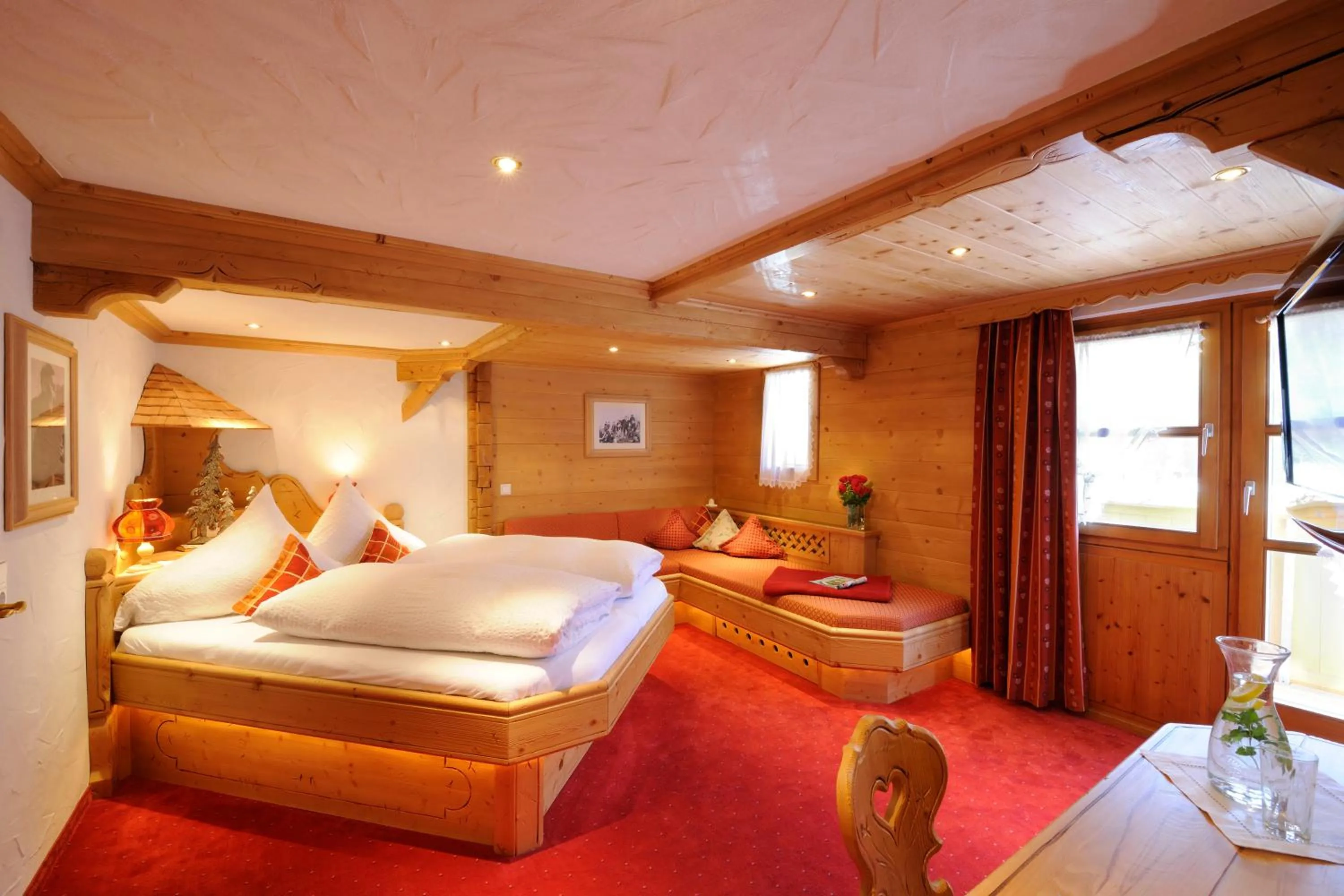 Photo of the whole room, Bed in Genusshotel Vermala Montafon