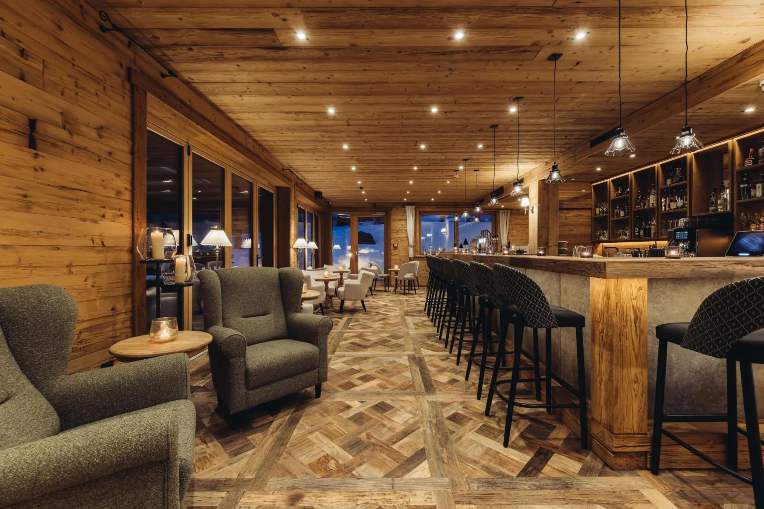 Lounge or bar in Genusshotel Vermala Montafon