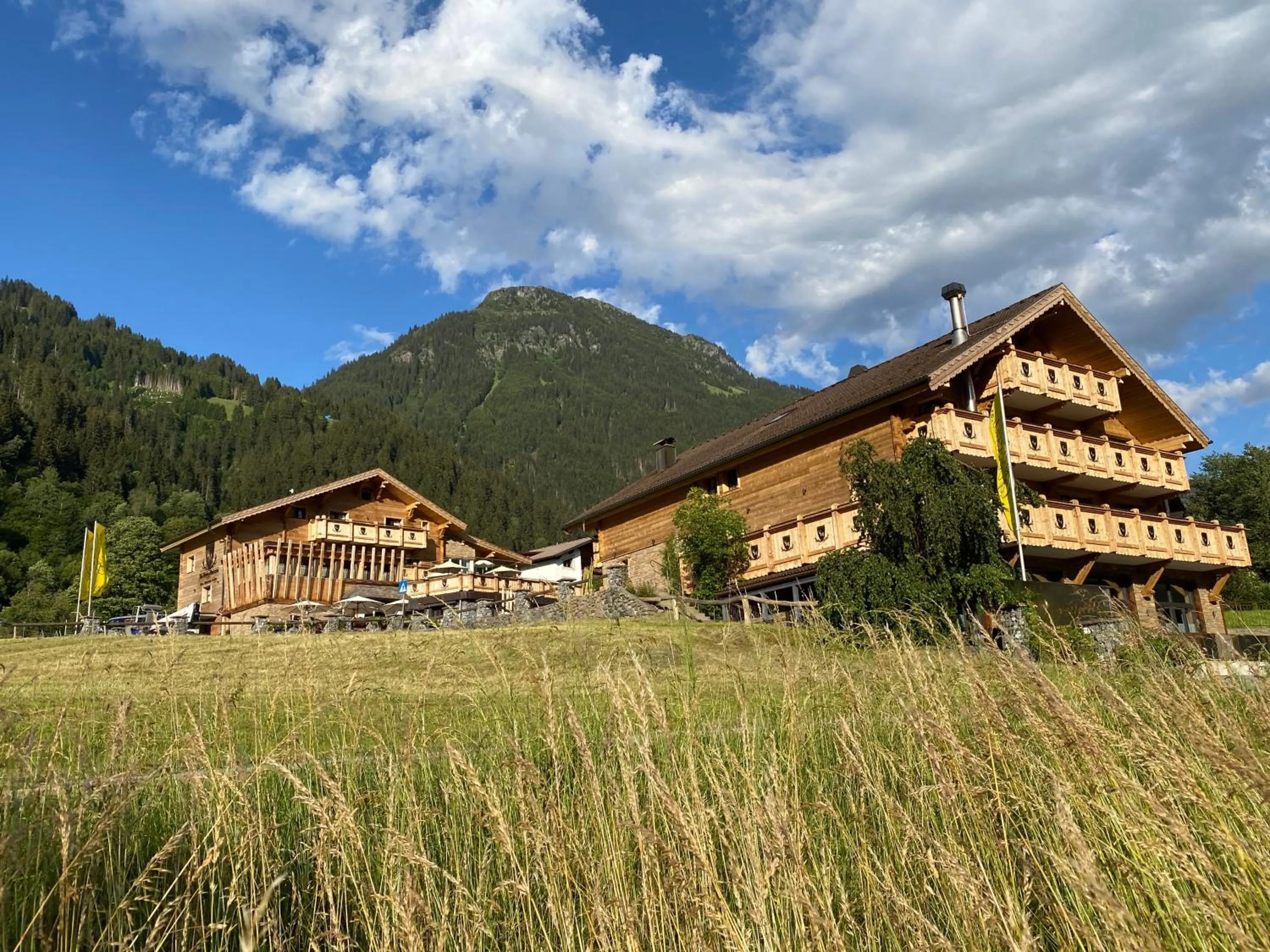 Facade/entrance in Genusshotel Vermala Montafon