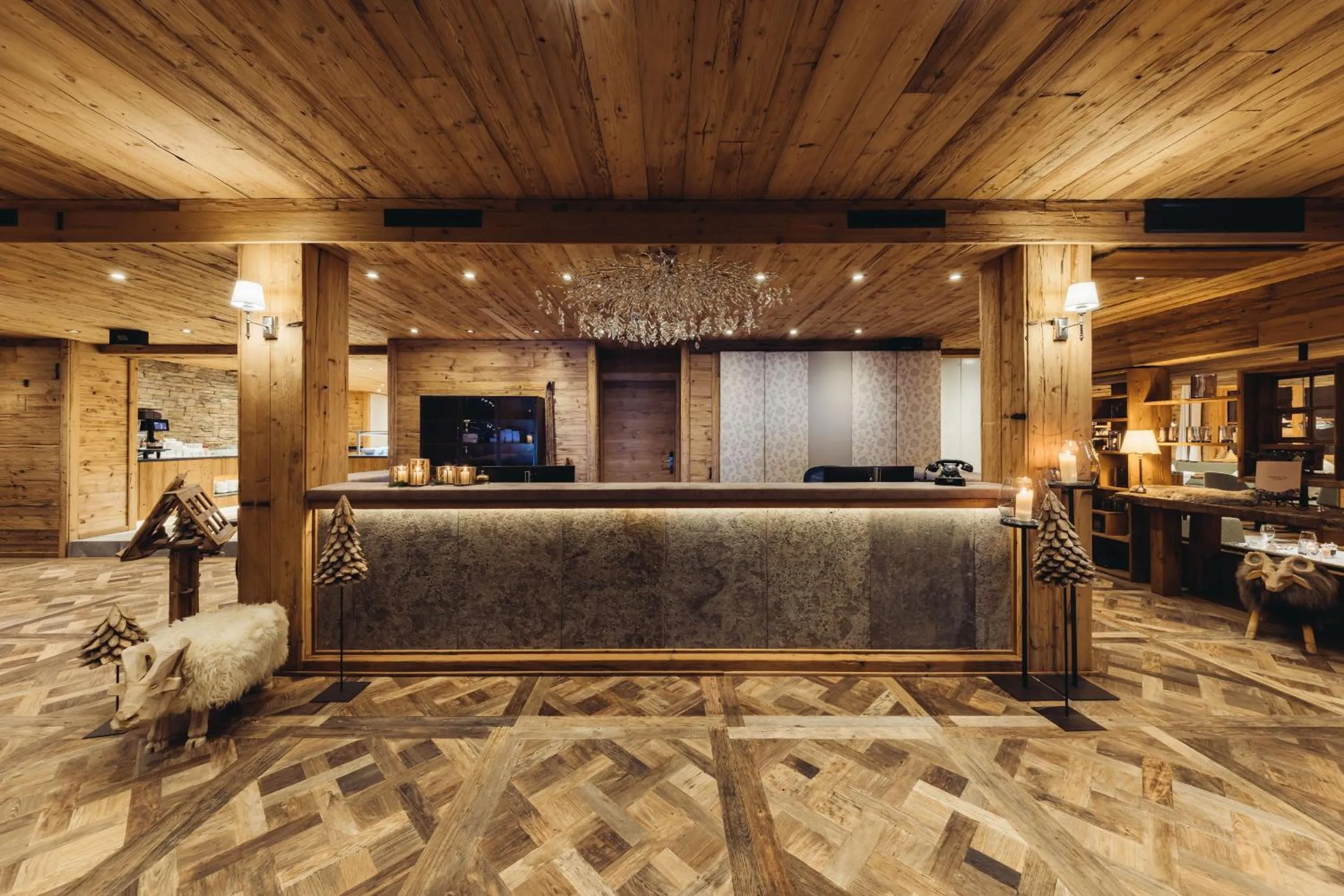 Lobby or reception in Genusshotel Vermala Montafon