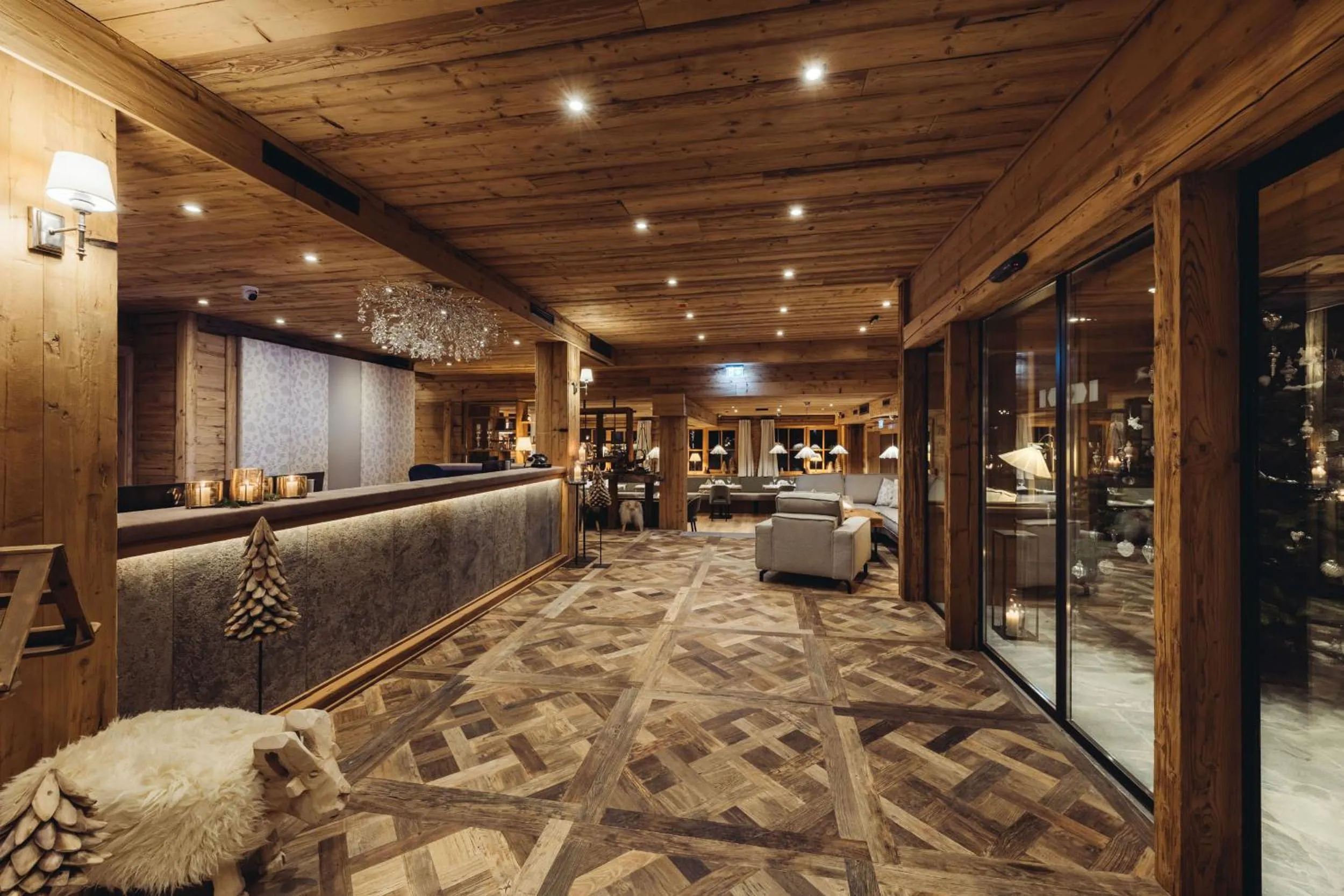 Lobby or reception in Genusshotel Vermala Montafon