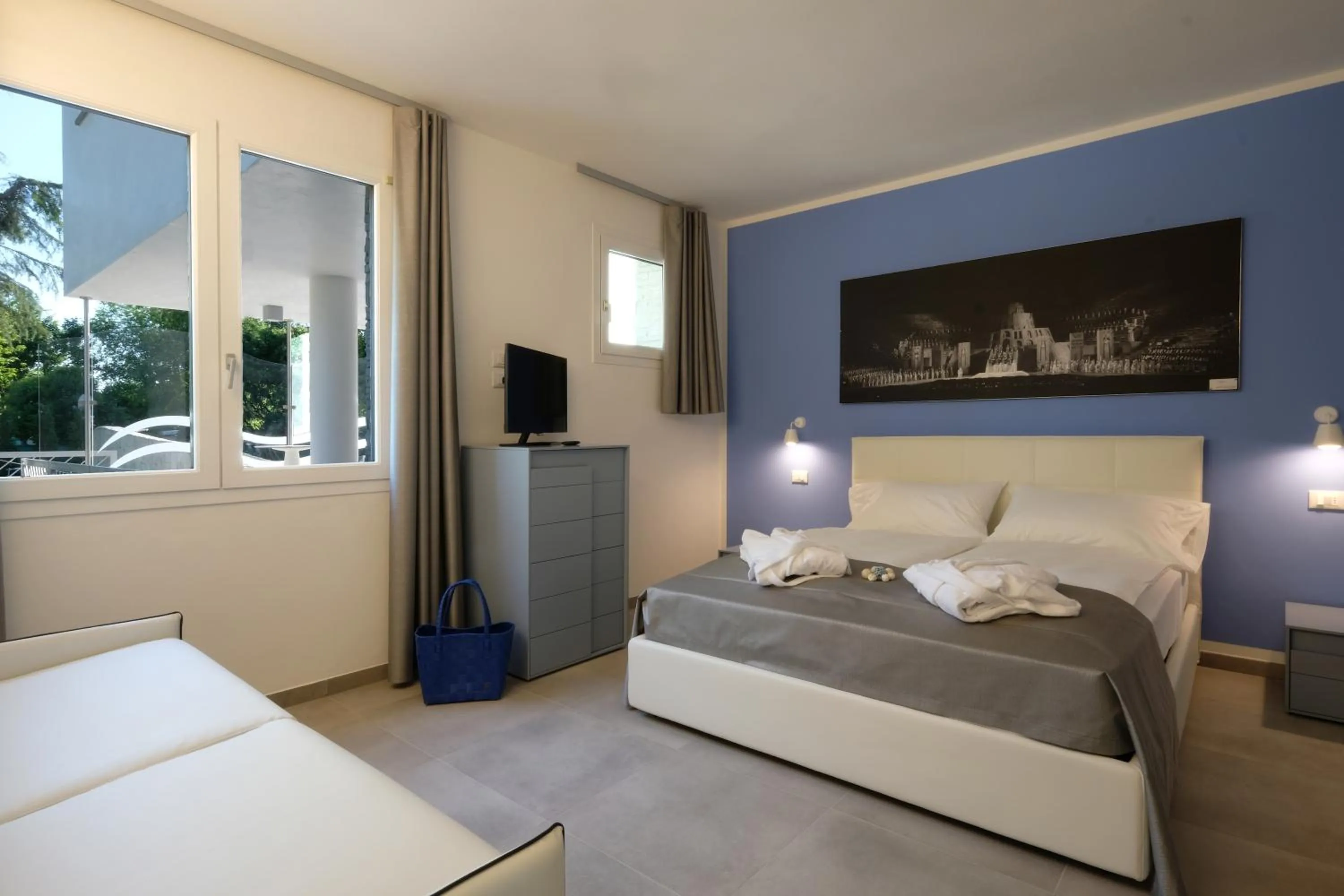 Bed in Relais Villa Clodia