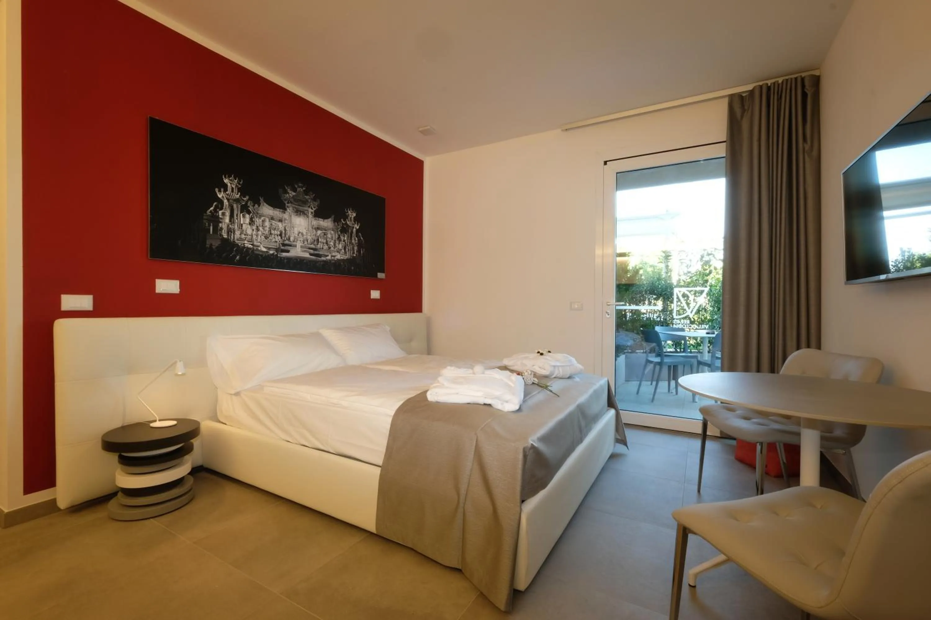 Bed in Relais Villa Clodia