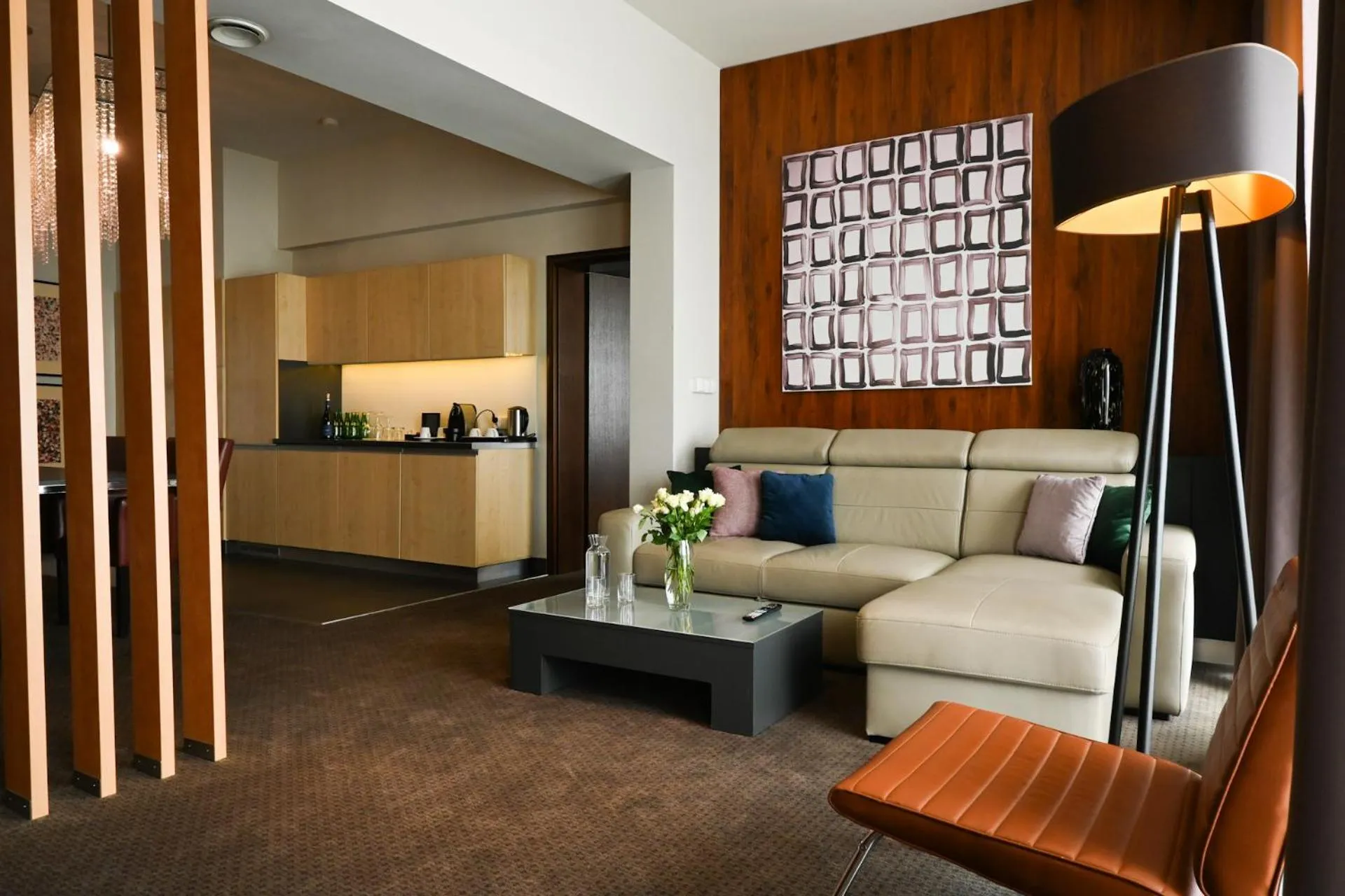 Seating area in Vestil Hotel