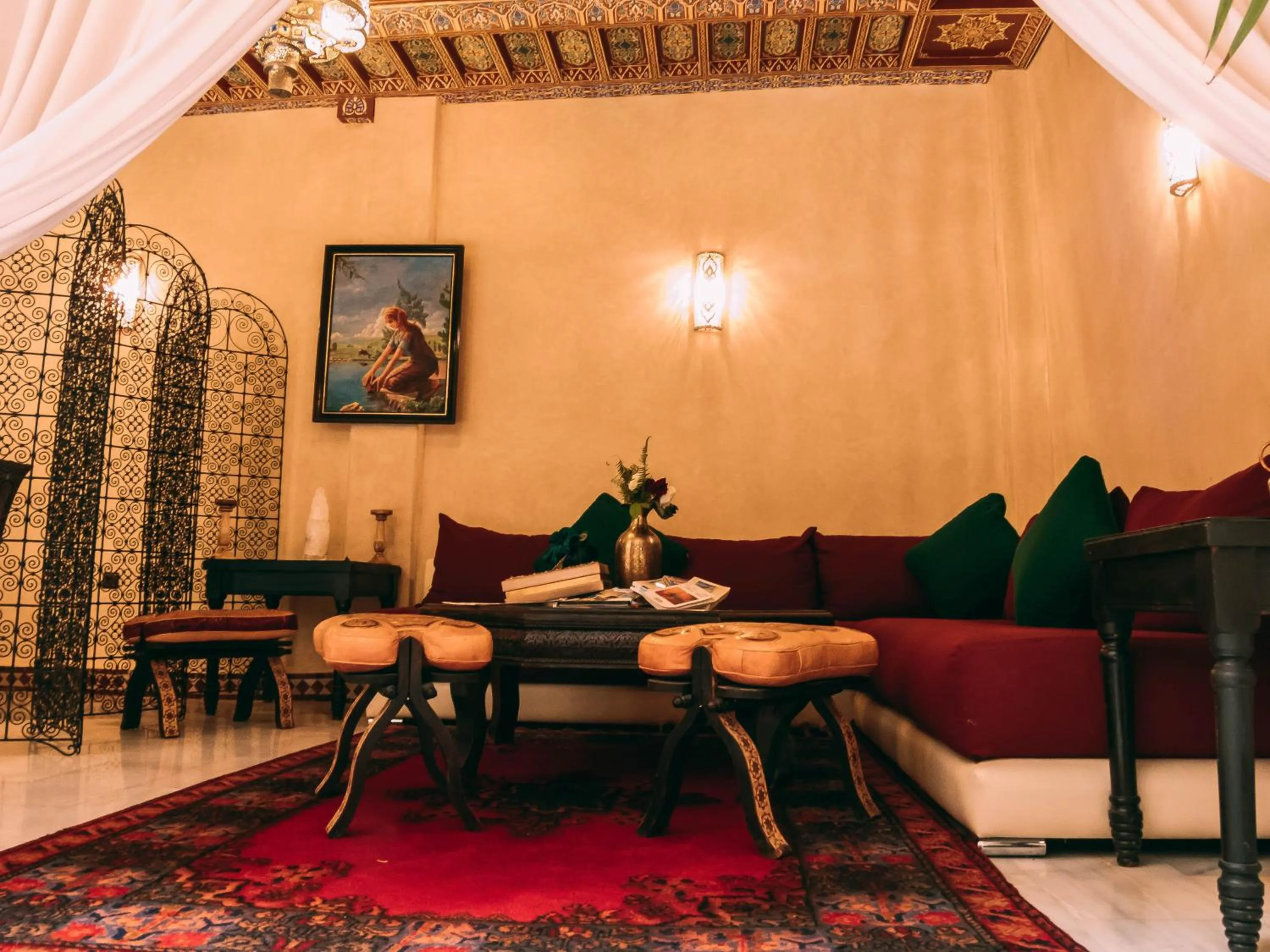 Seating area in Riad Golf Stinia 1