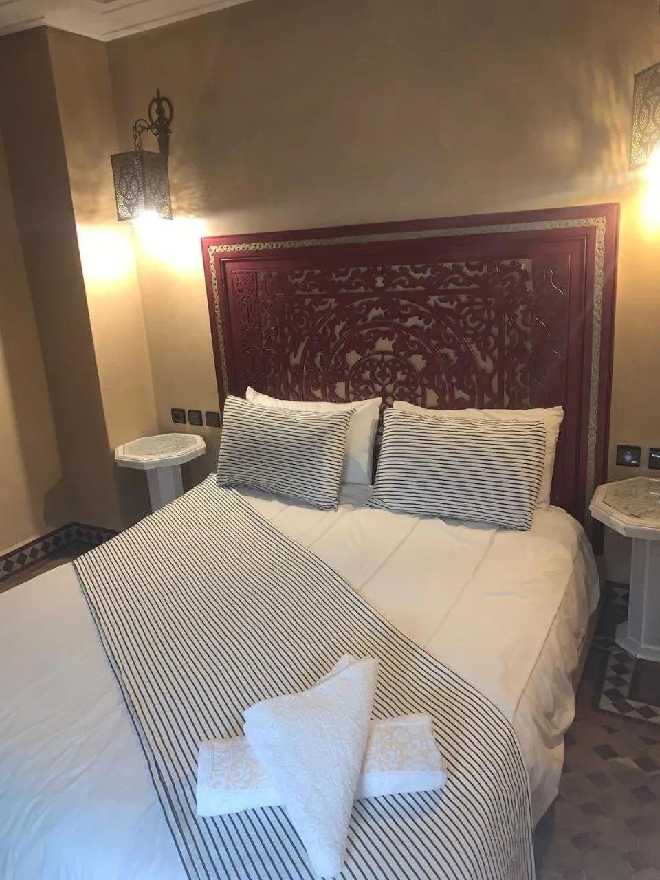 Bedroom, Bed in Riad Golf Stinia 1