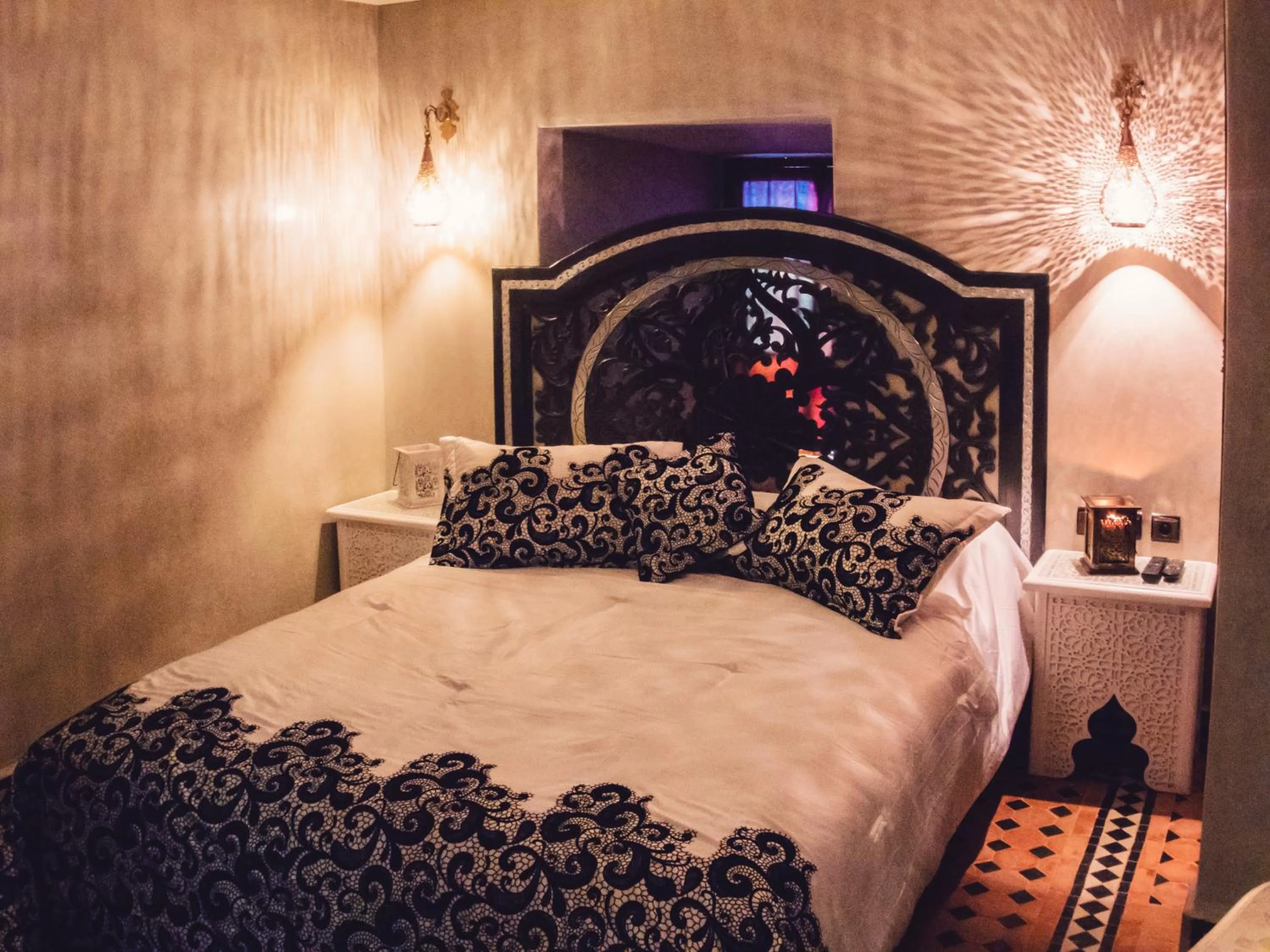 Bed in Riad Golf Stinia 1