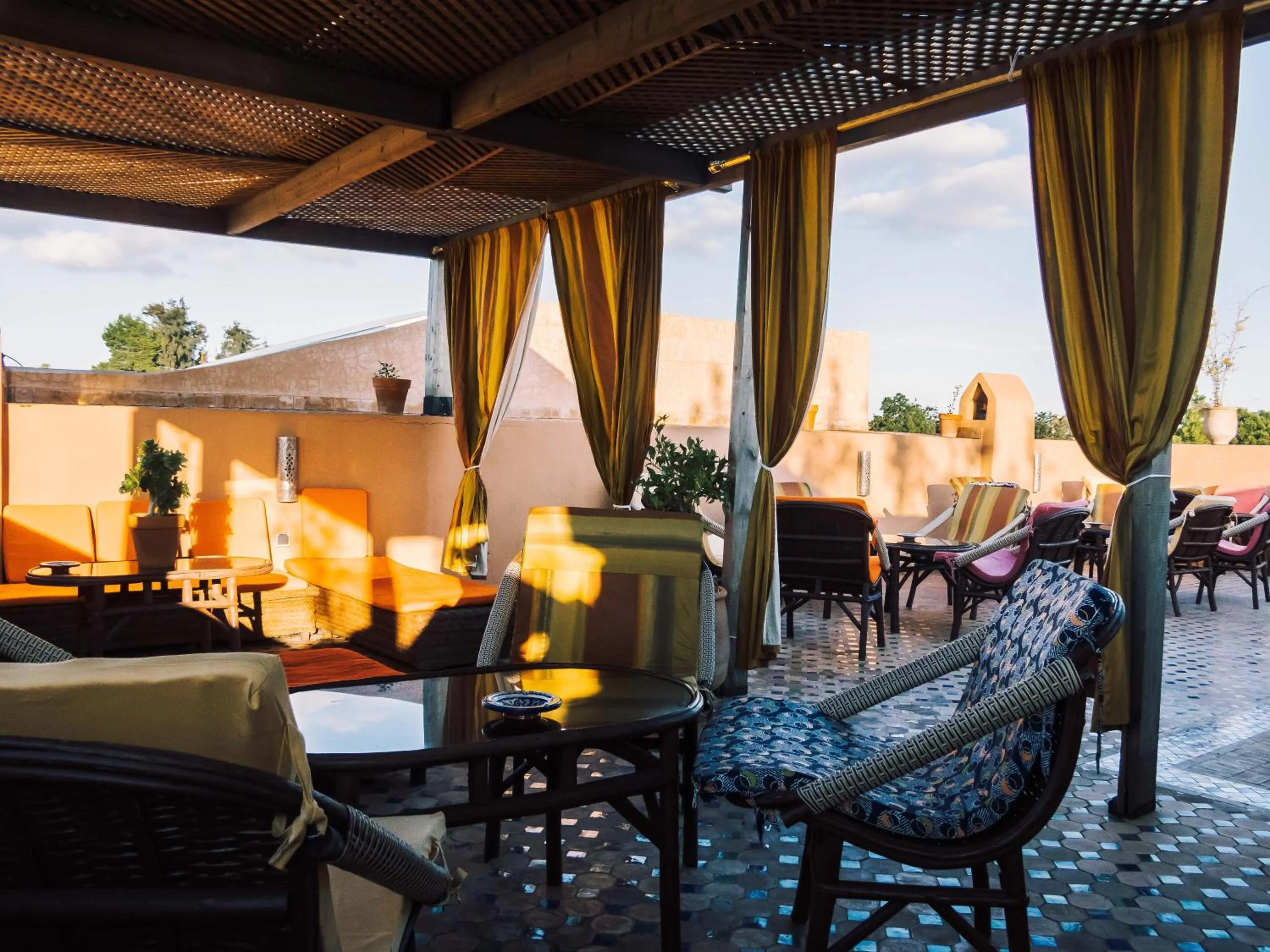 Patio in Riad Golf Stinia 1