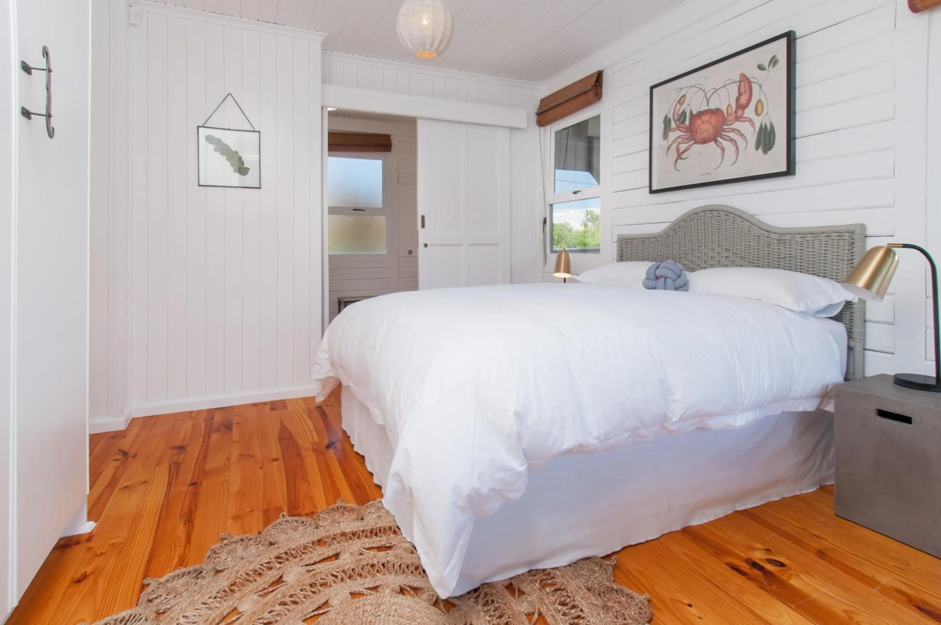 Bedroom, Bed in Moon River House
