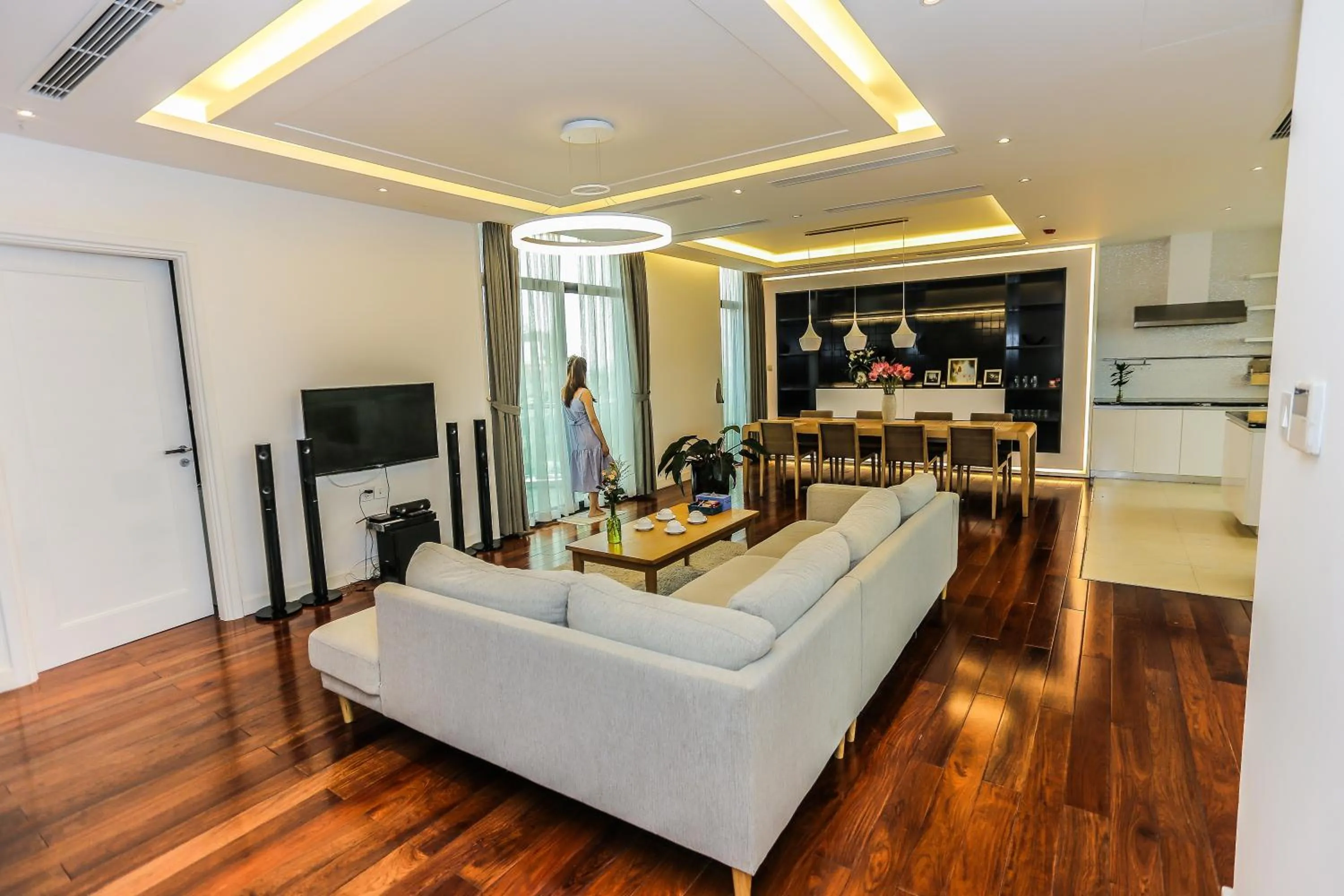 Living room in Ficus Suites