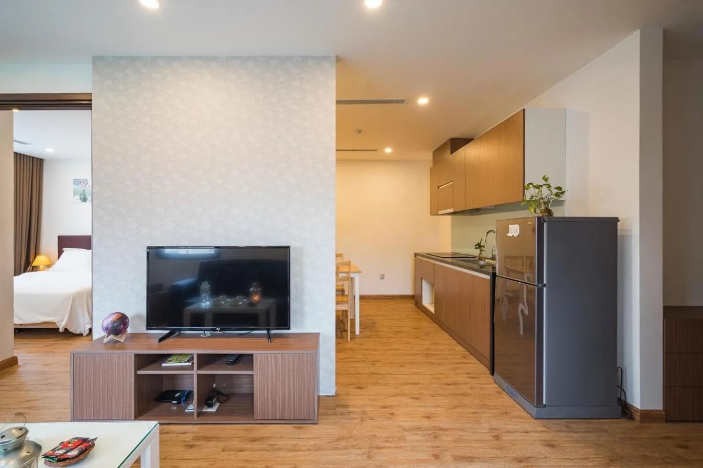 Living room in Ficus Suites