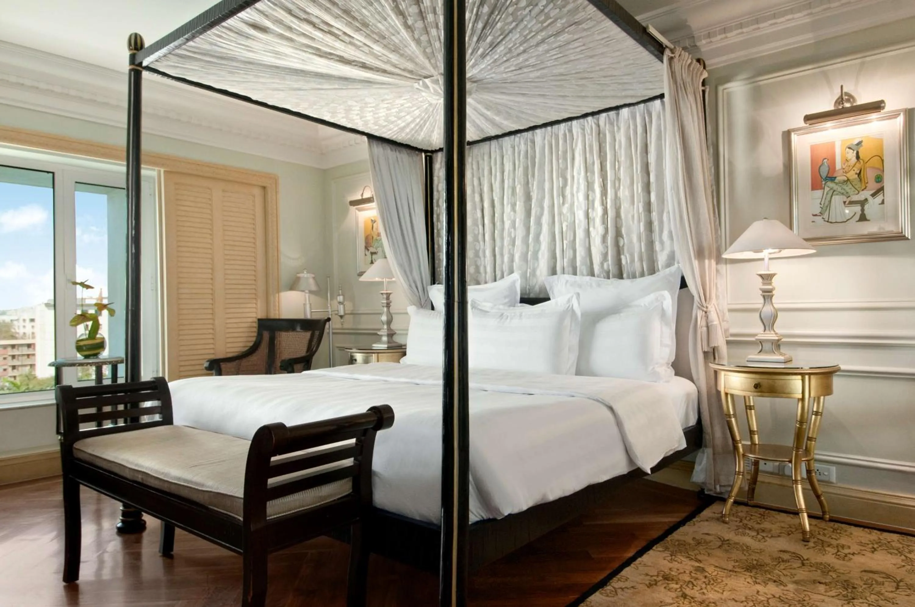 View (from property/room), Bed in Hilton Mumbai International Airport Hotel