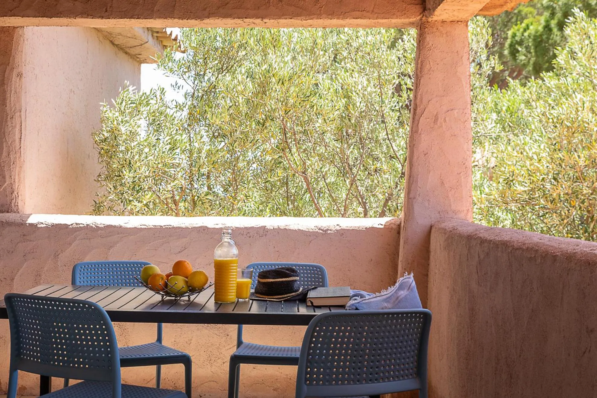 Patio in Résidence Marina Di Santa Giulia