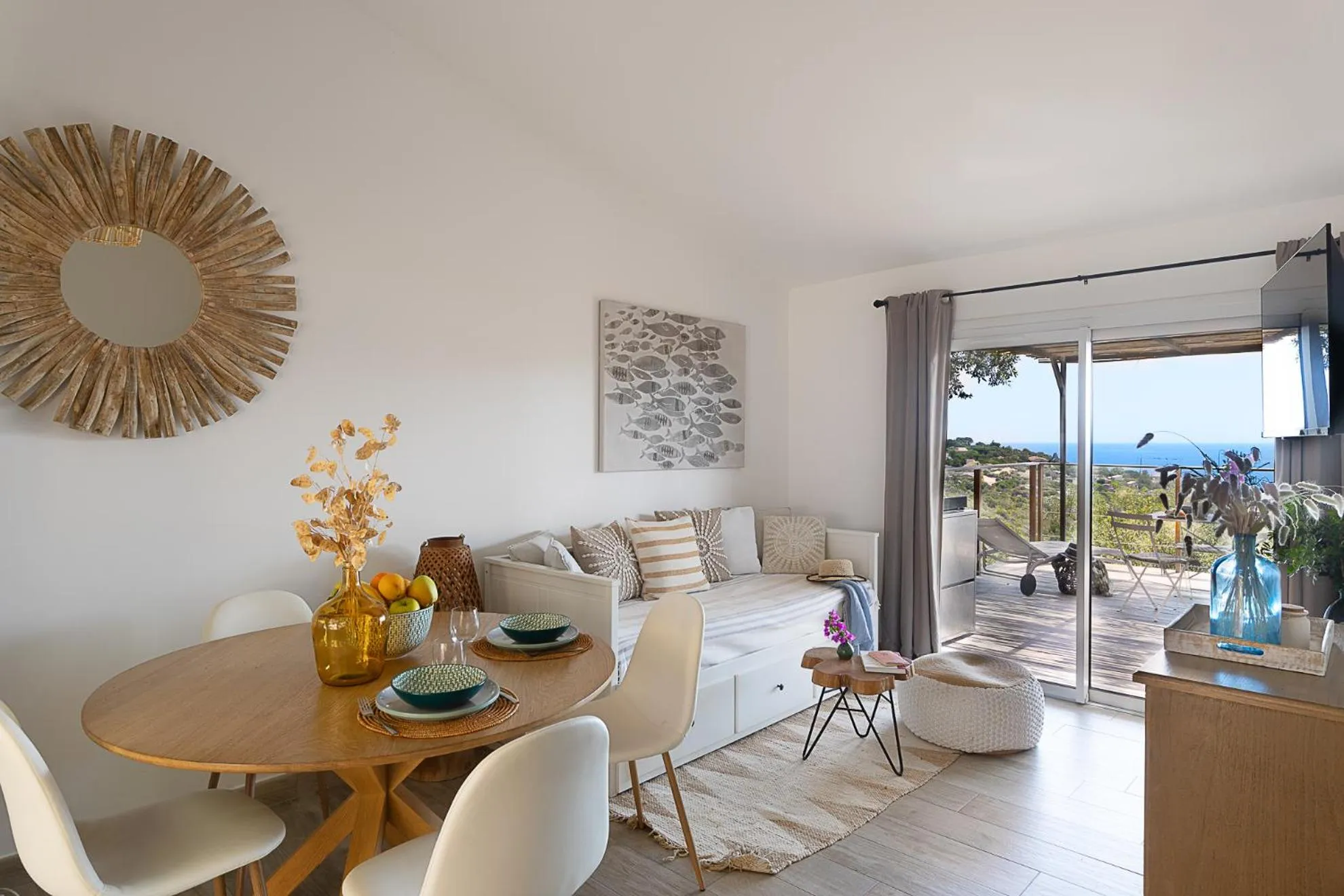 Living room in Résidence Marina Di Santa Giulia