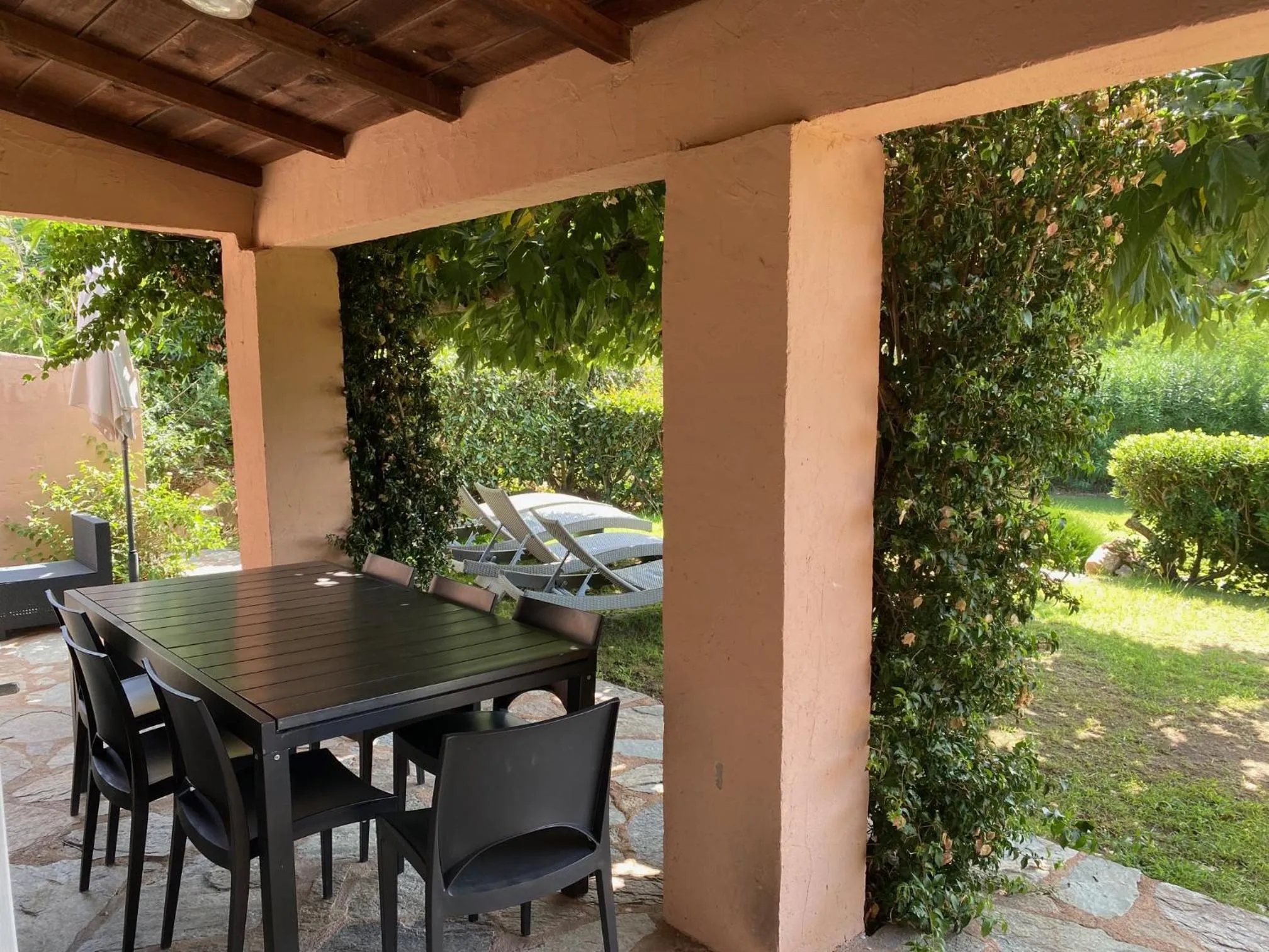 Patio in Résidence Marina Di Santa Giulia