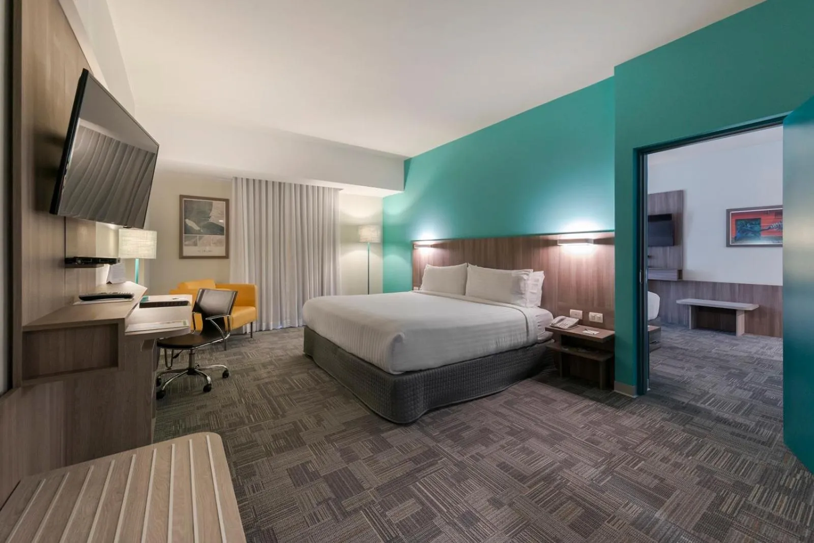 Decorative detail, Bed in Holiday Inn - Lima Airport by IHG