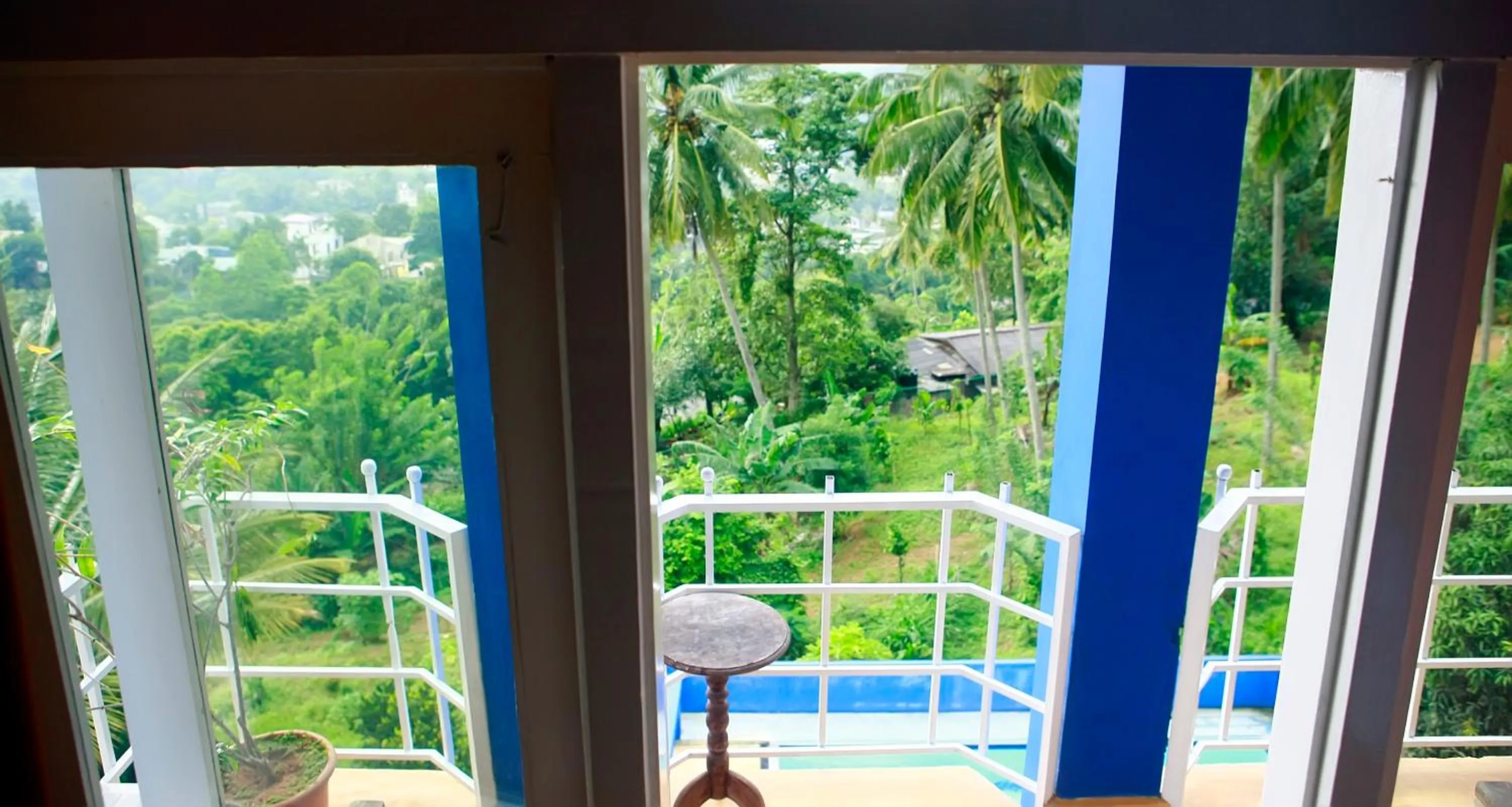 Garden view in The Change Hotel