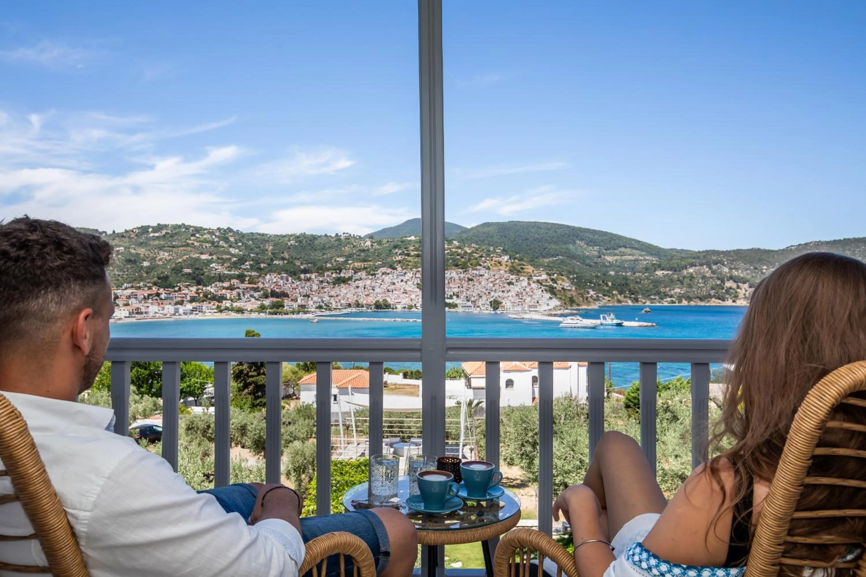 View (from property/room) in Evlalia Studios & Villas