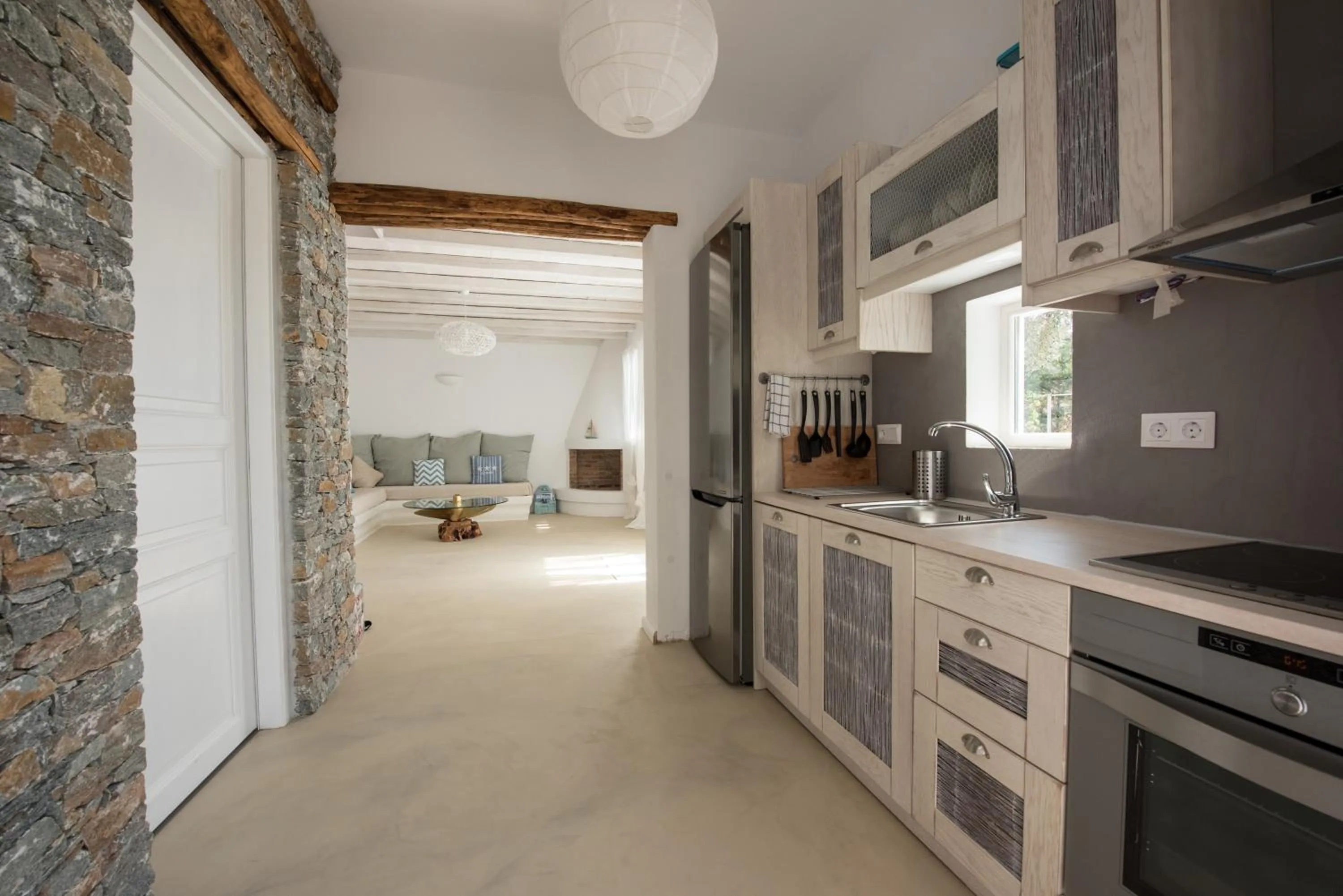 Kitchen or kitchenette in Evlalia Studios & Villas