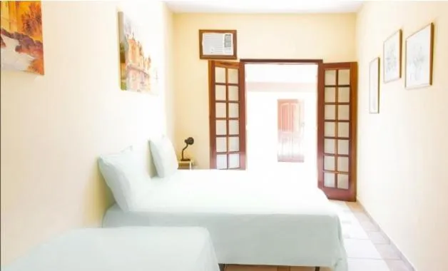 Bed in Pousada Solarium UNIDADE 1 ECONOMICA-BÁSICA