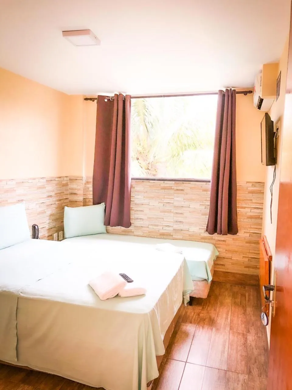 Bed in Pousada Solarium UNIDADE 1 ECONOMICA-BÁSICA