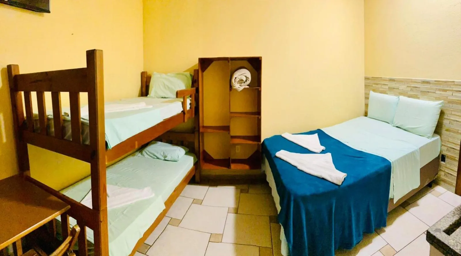 Bed in Pousada Solarium UNIDADE 1 ECONOMICA-BÁSICA