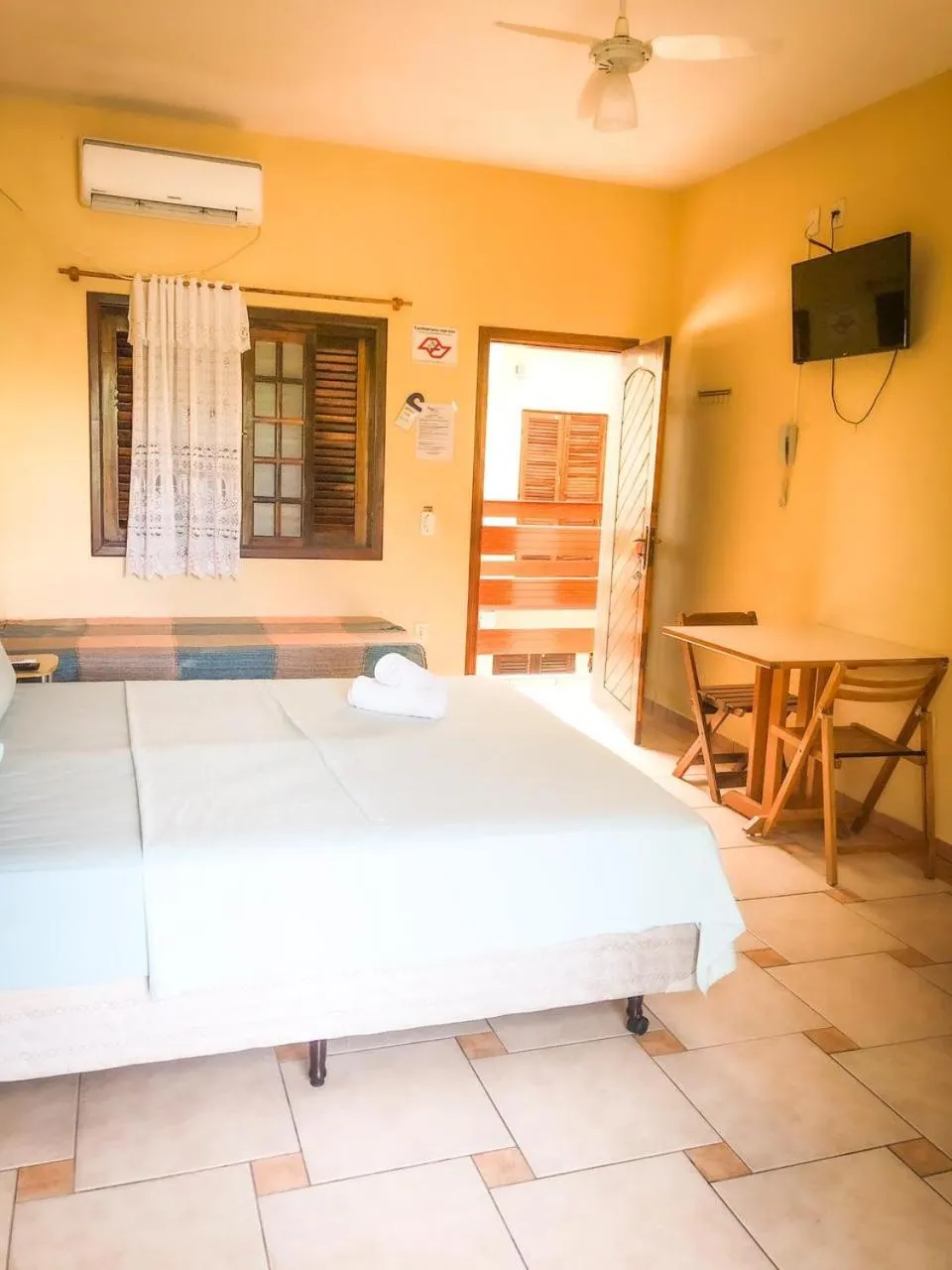 Bed in Pousada Solarium UNIDADE 1 ECONOMICA-BÁSICA