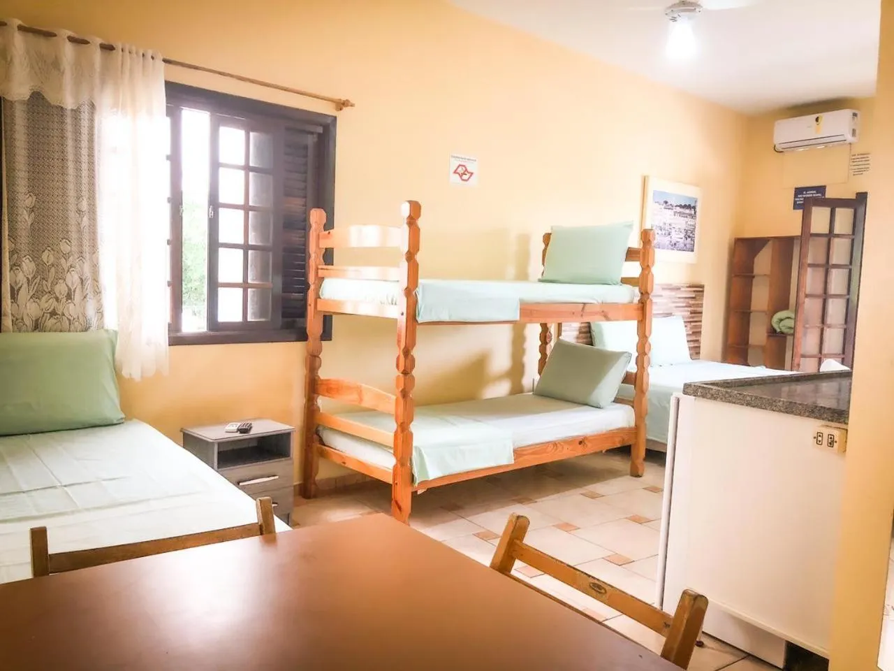 Bed in Pousada Solarium UNIDADE 1 ECONOMICA-BÁSICA