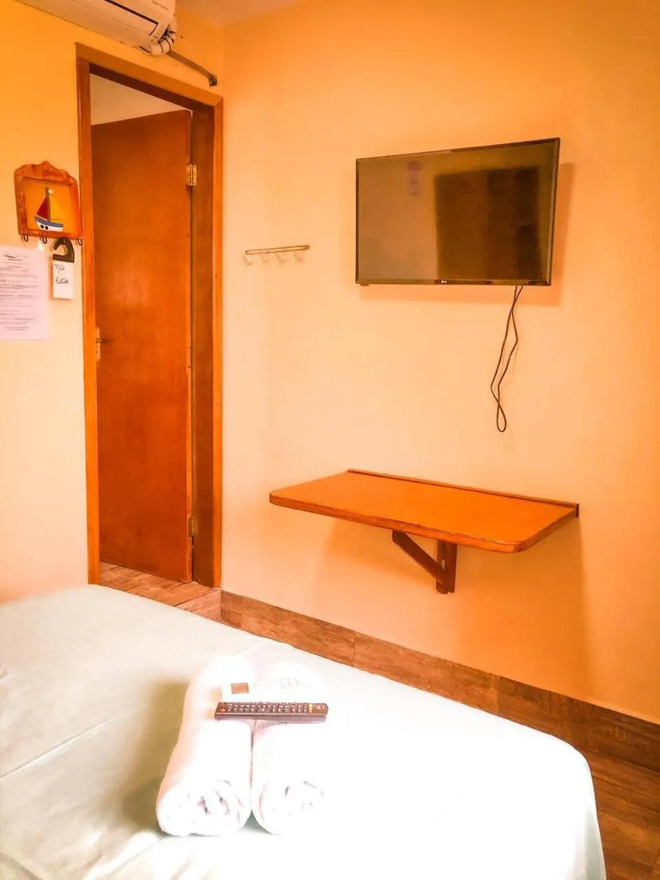 Bed in Pousada Solarium UNIDADE 1 ECONOMICA-BÁSICA