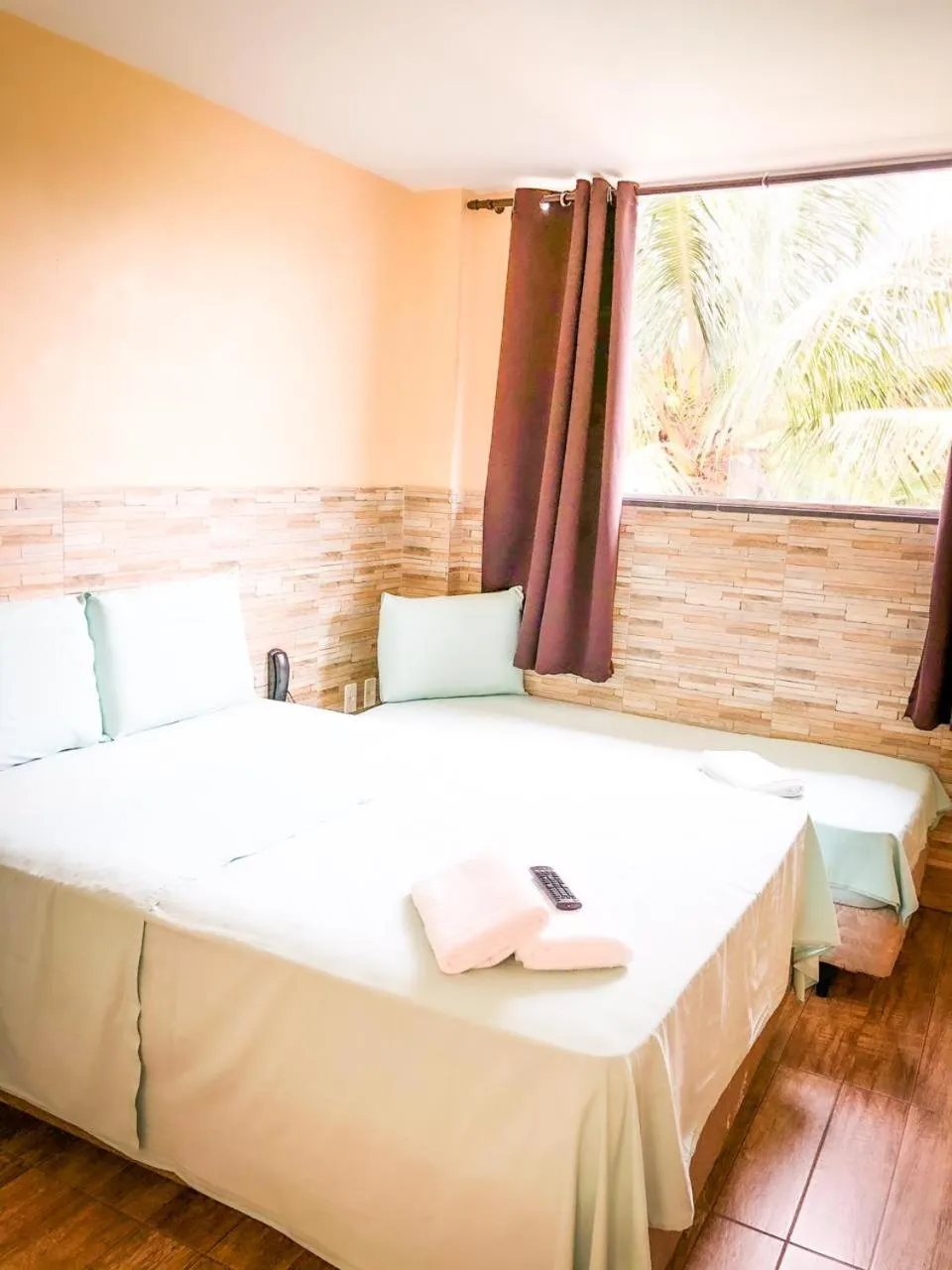 Bed in Pousada Solarium UNIDADE 1 ECONOMICA-BÁSICA