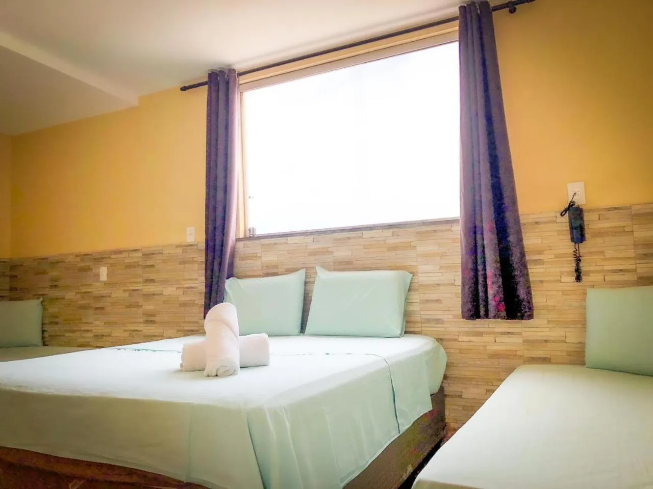 Bed in Pousada Solarium UNIDADE 1 ECONOMICA-BÁSICA