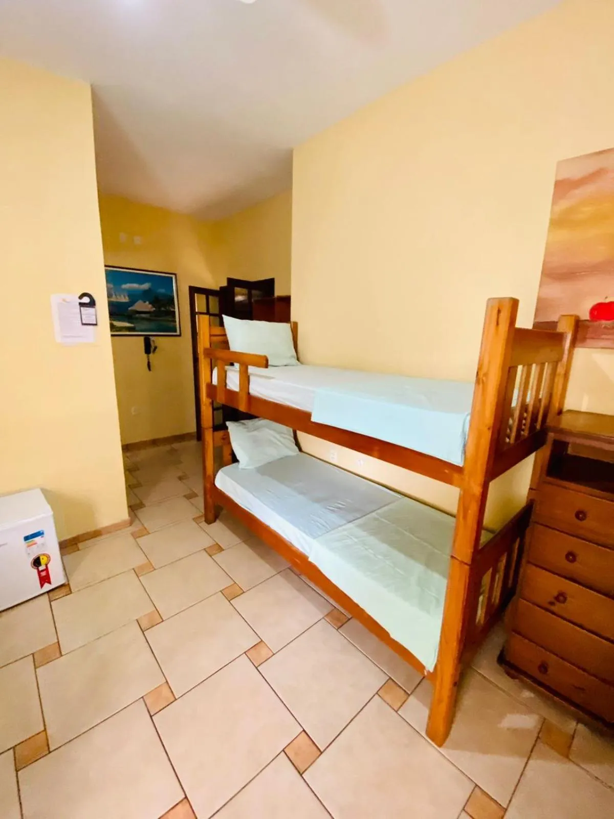 Bed in Pousada Solarium UNIDADE 1 ECONOMICA-BÁSICA