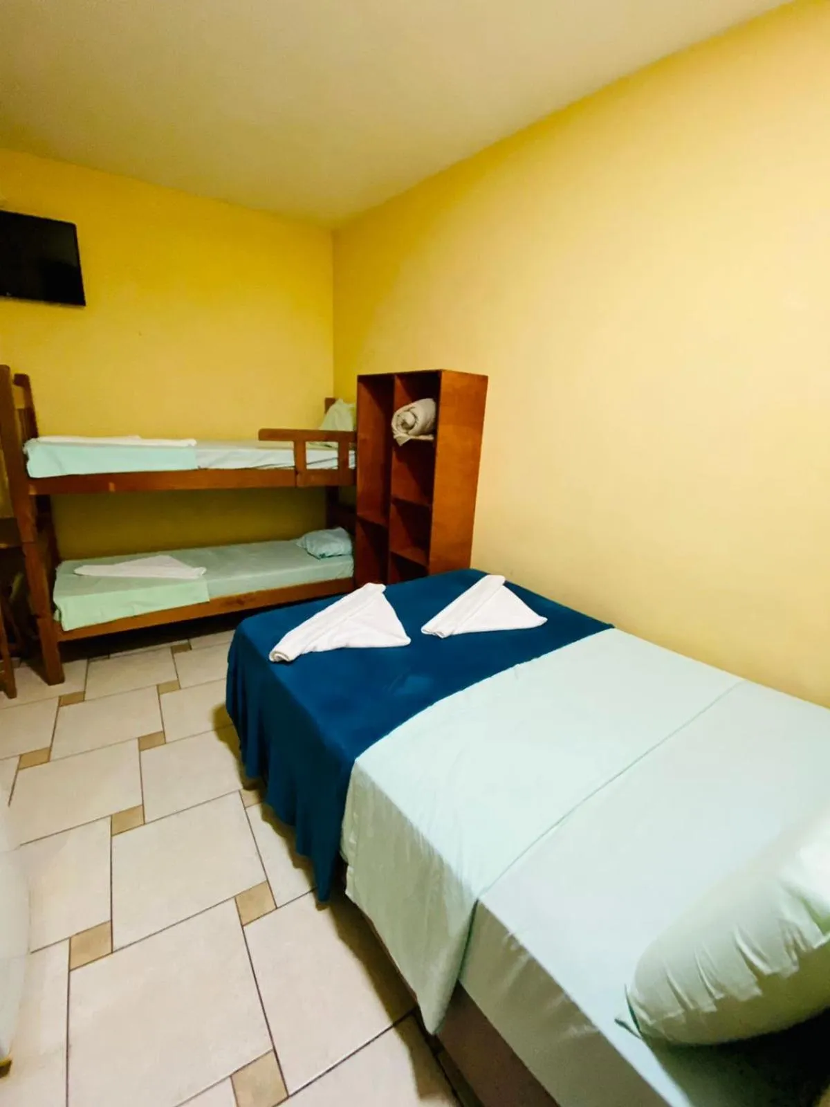 Bed in Pousada Solarium UNIDADE 1 ECONOMICA-BÁSICA