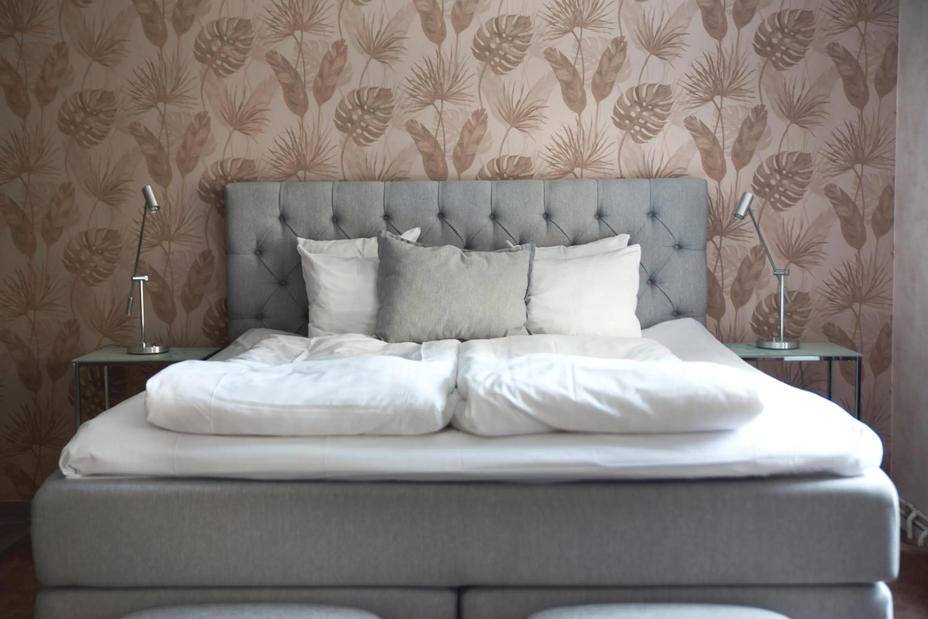 Bed in Hotell Vaxblekaregården