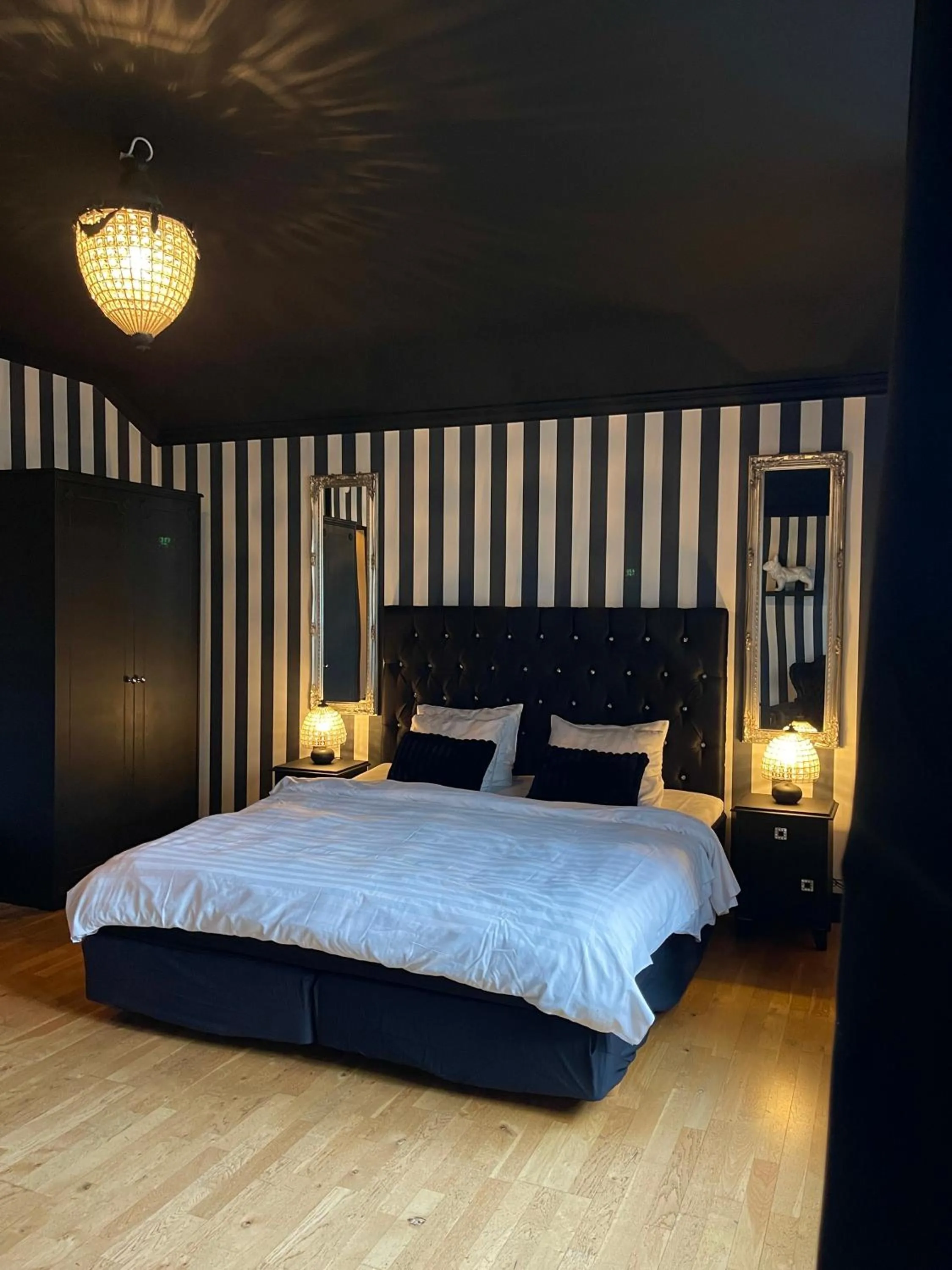 Photo of the whole room, Bed in Hotell Vaxblekaregården