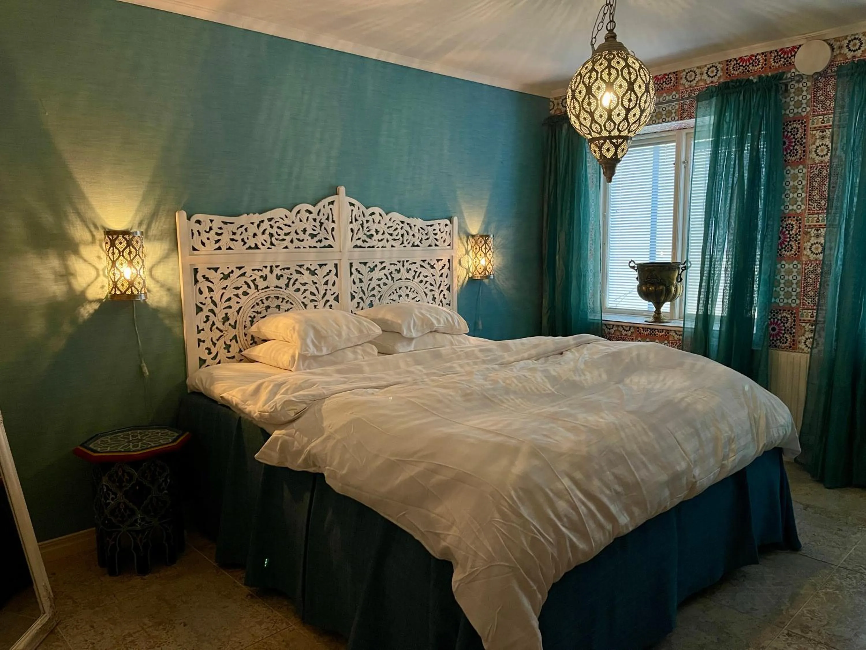 Photo of the whole room, Bed in Hotell Vaxblekaregården