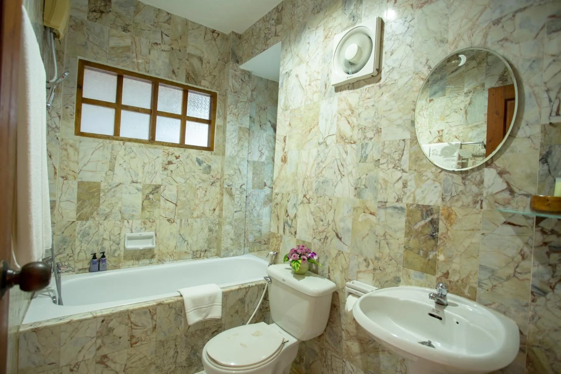 Shower in Bangtao Village Resort - SHA