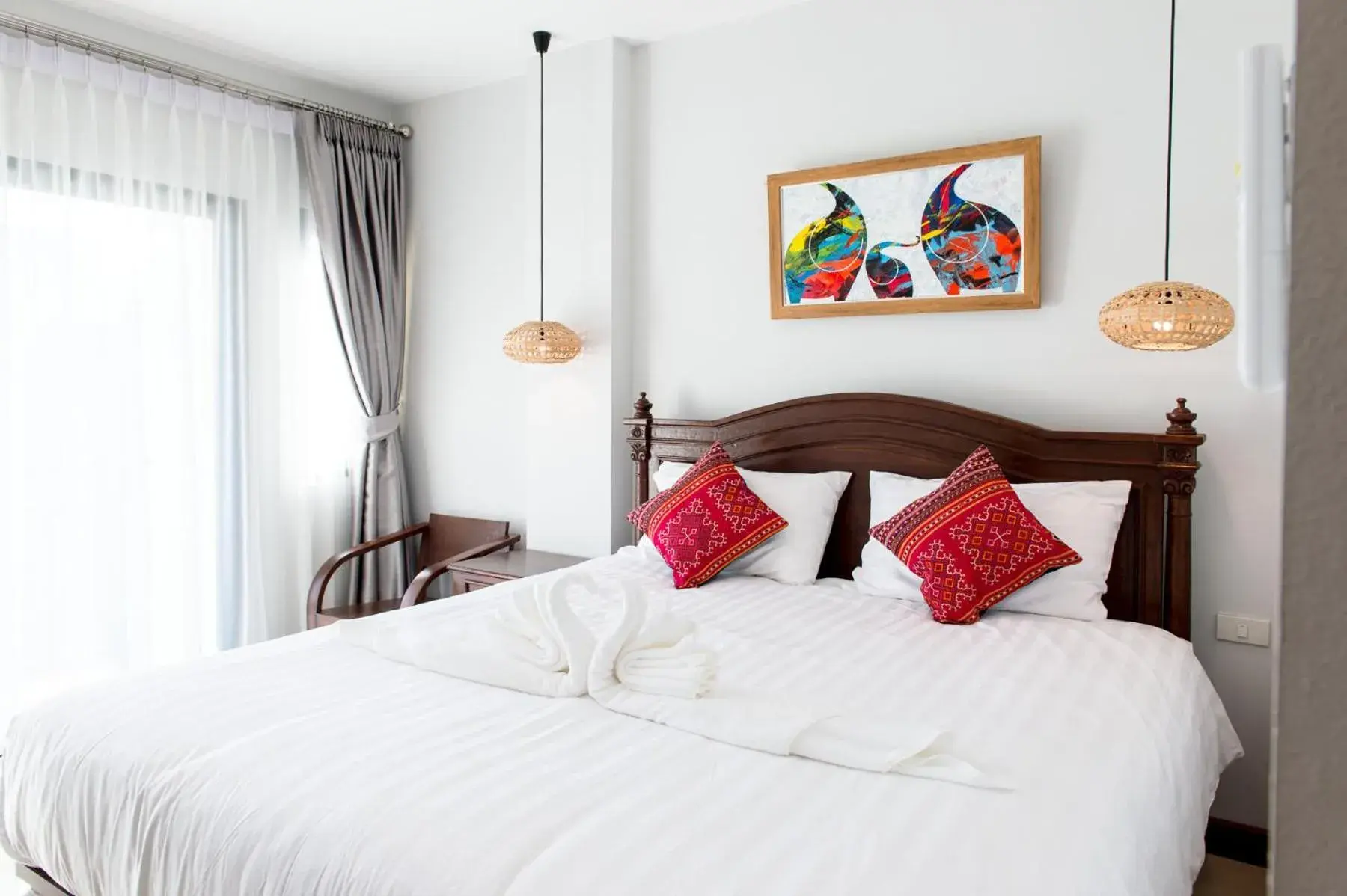 Deluxe Double Room with Balcony in Villa Thai Orchid (adult only) Deluxe Double Room with Balcony in Villa Thai Orchid (adult only)