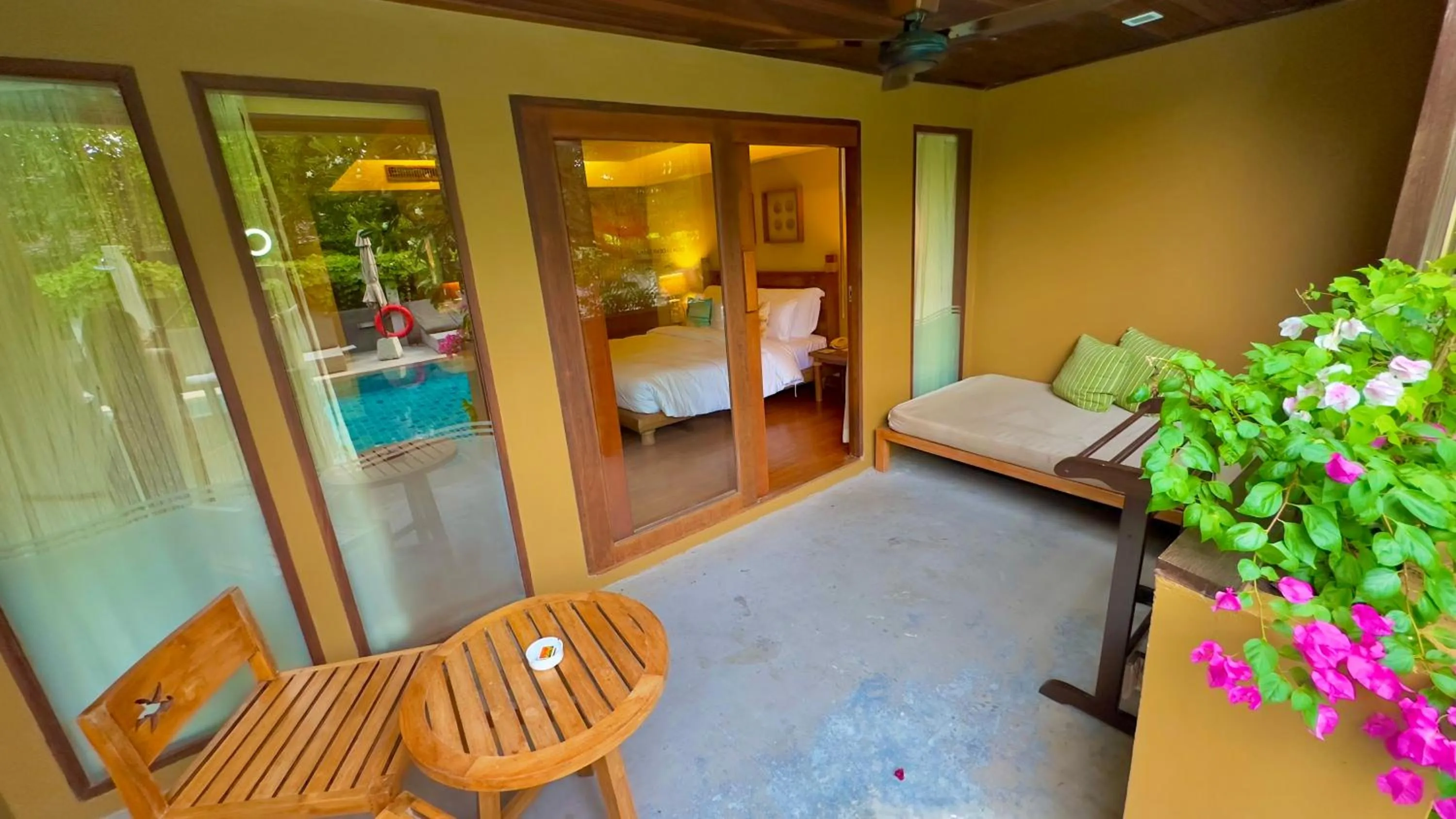 Balcony/Terrace in Deva Beach Resort Samui