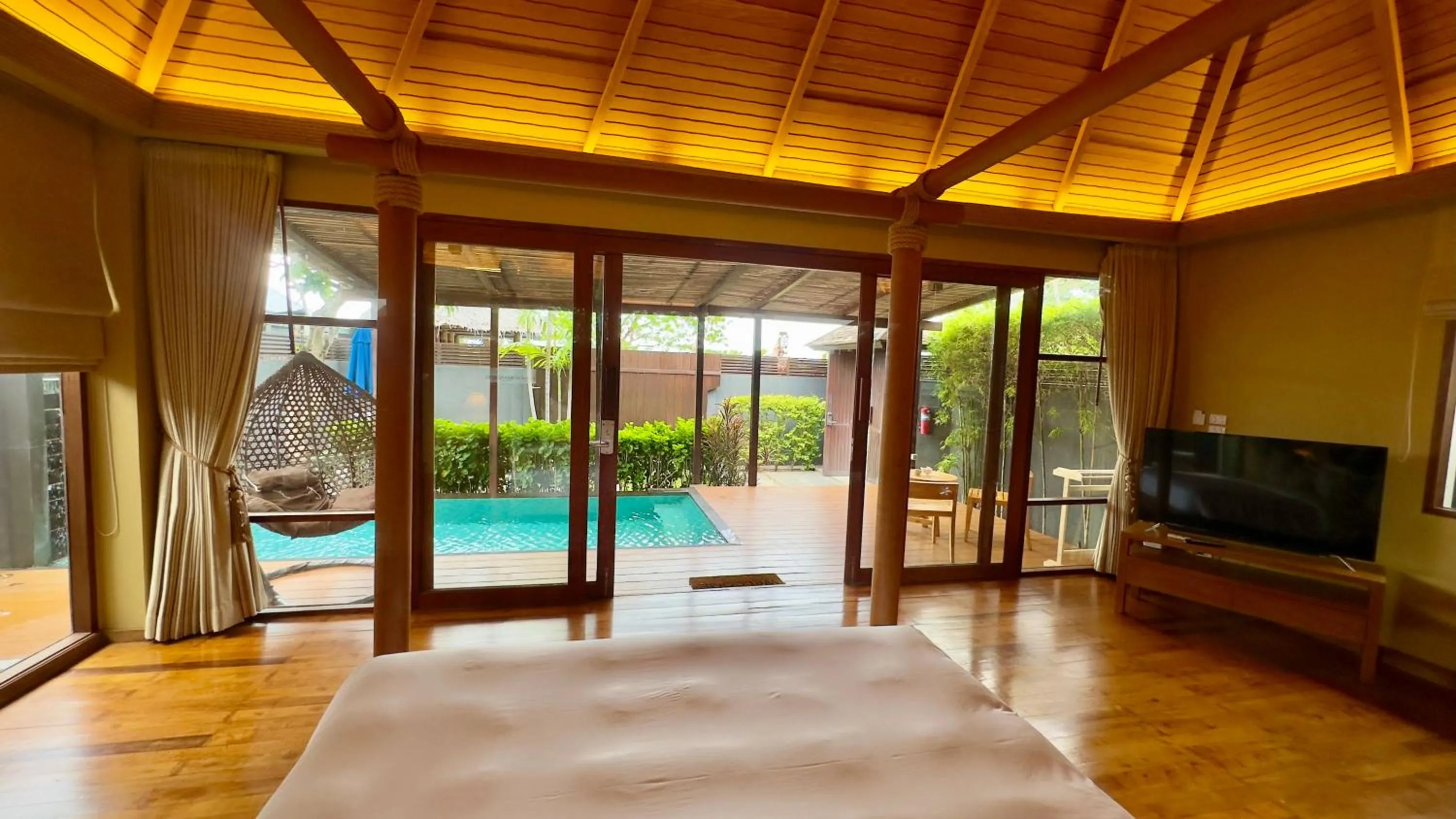 Pool view in Deva Beach Resort Samui