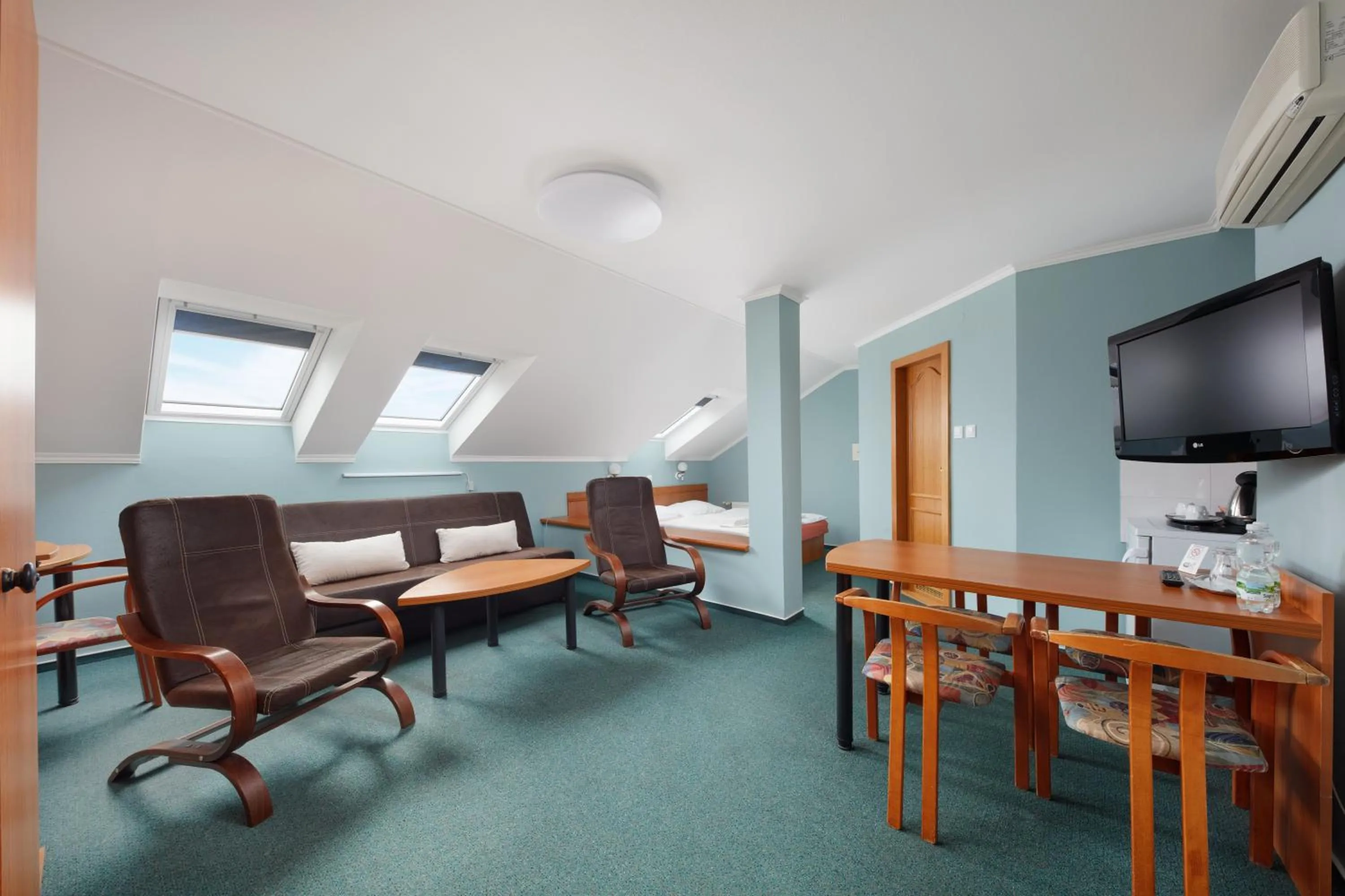 Bed in Hotel Nikolas