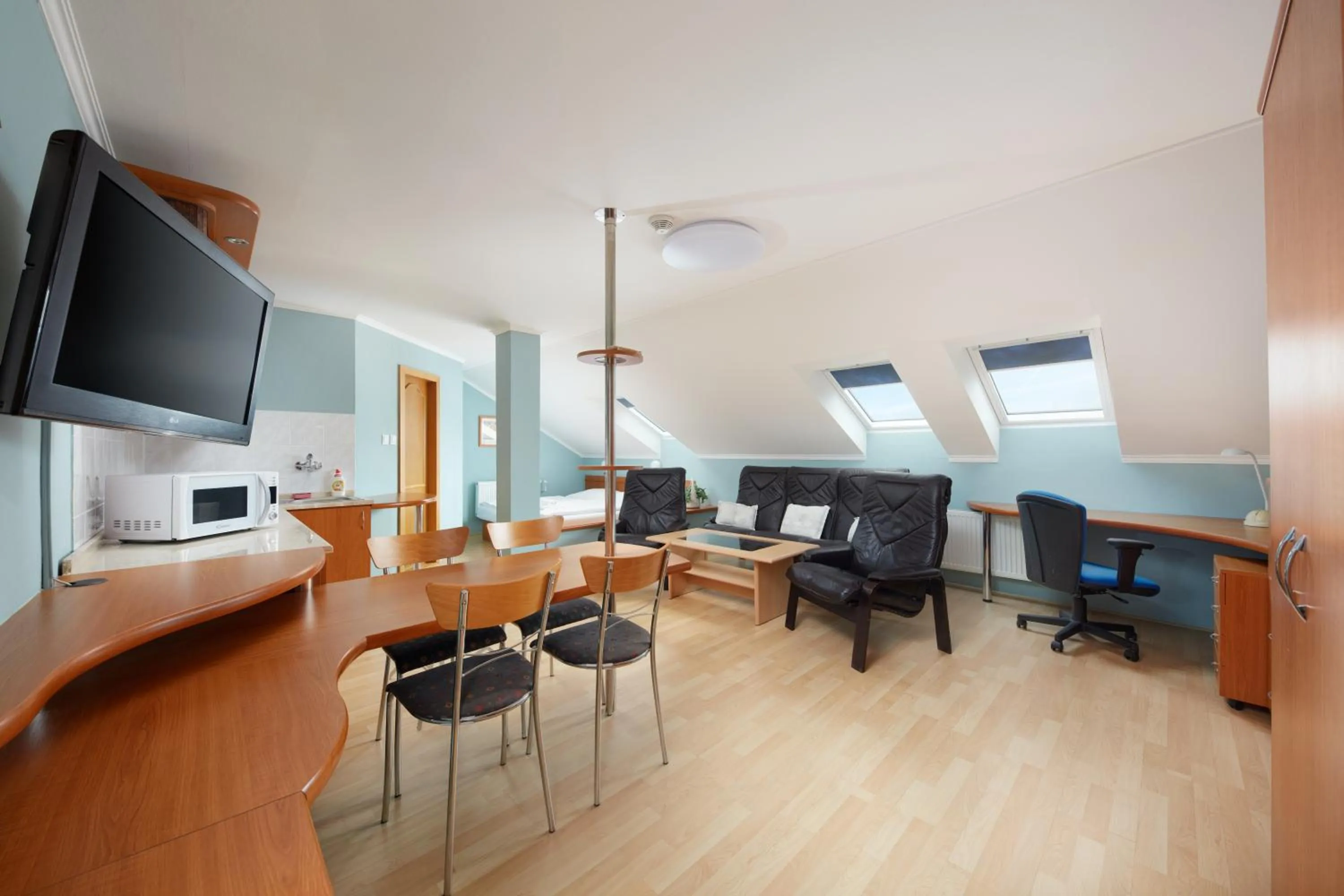 Kitchen or kitchenette in Hotel Nikolas