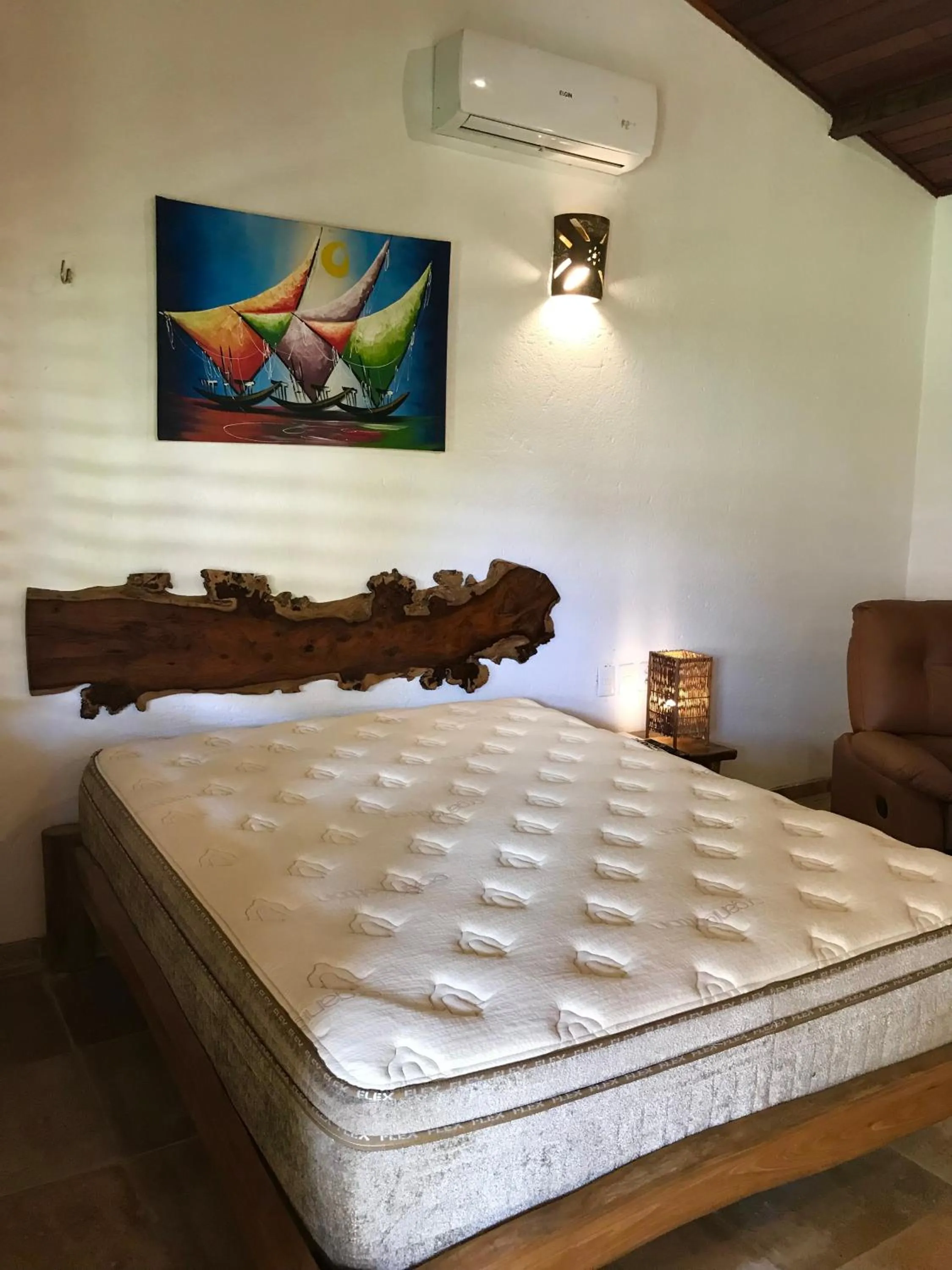 Bed in Hotel Pousada Beleza das Ondas